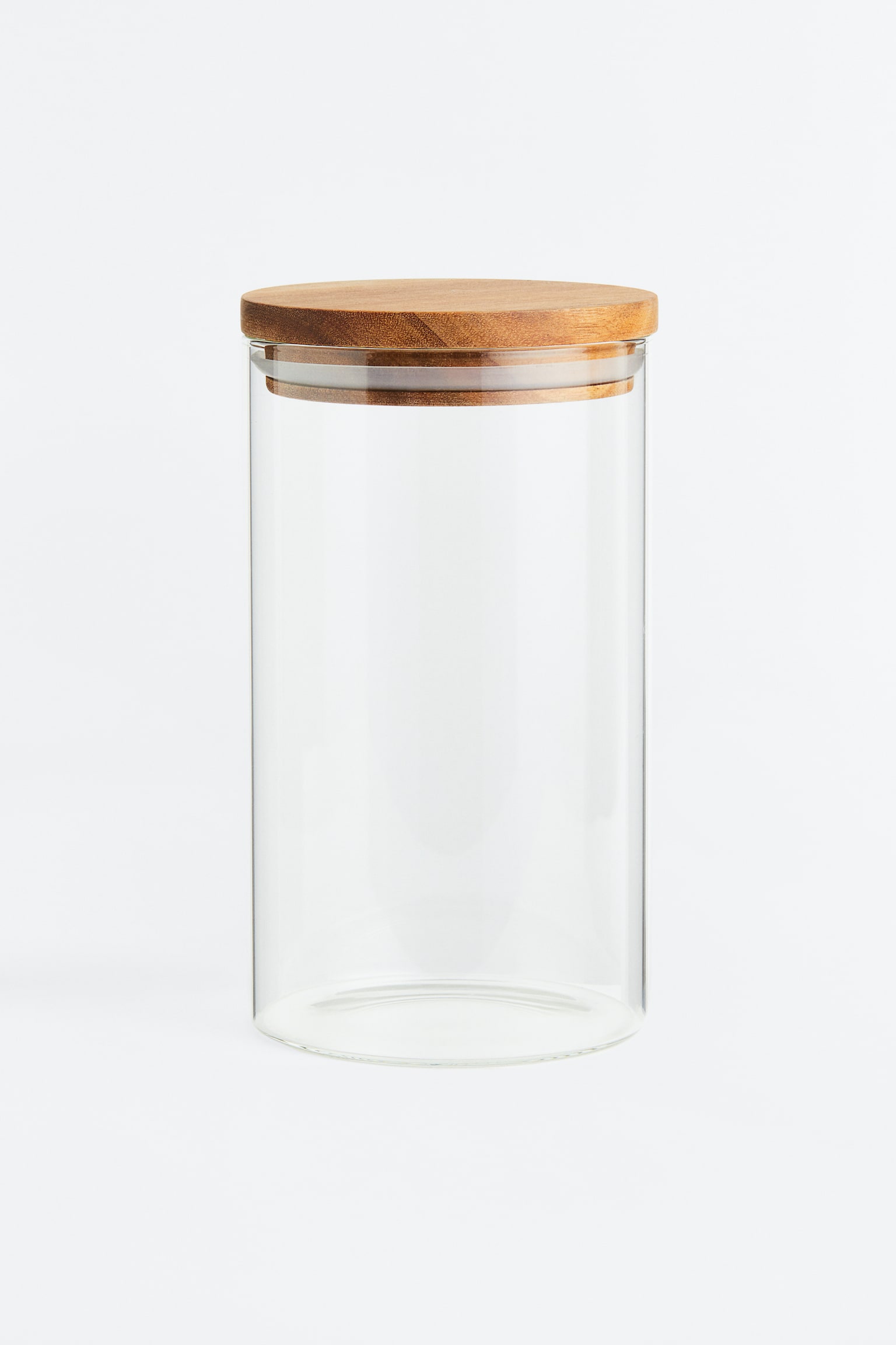 Glass jar with lid - Clear glass - 1