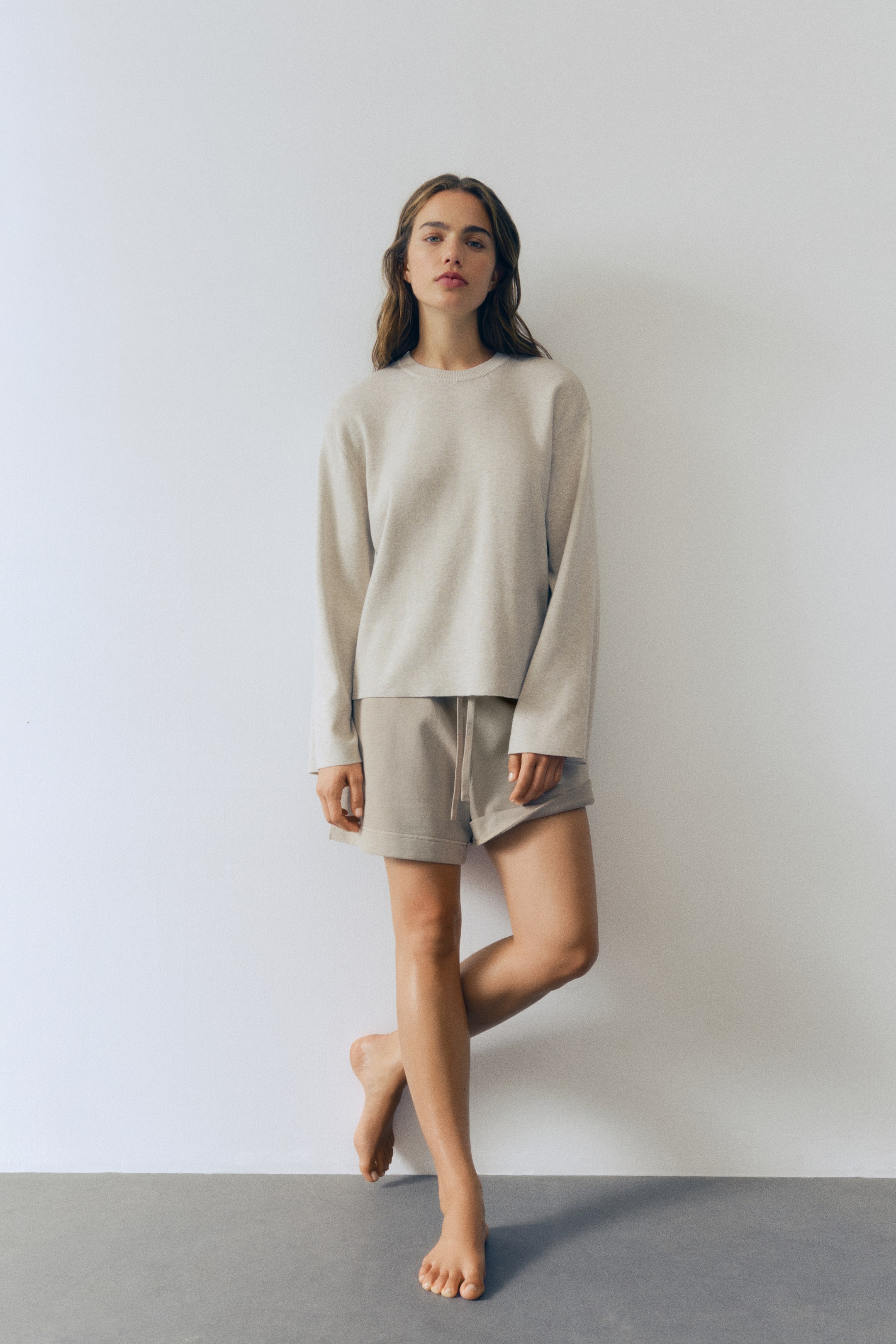 Chandail ample en fin tricot