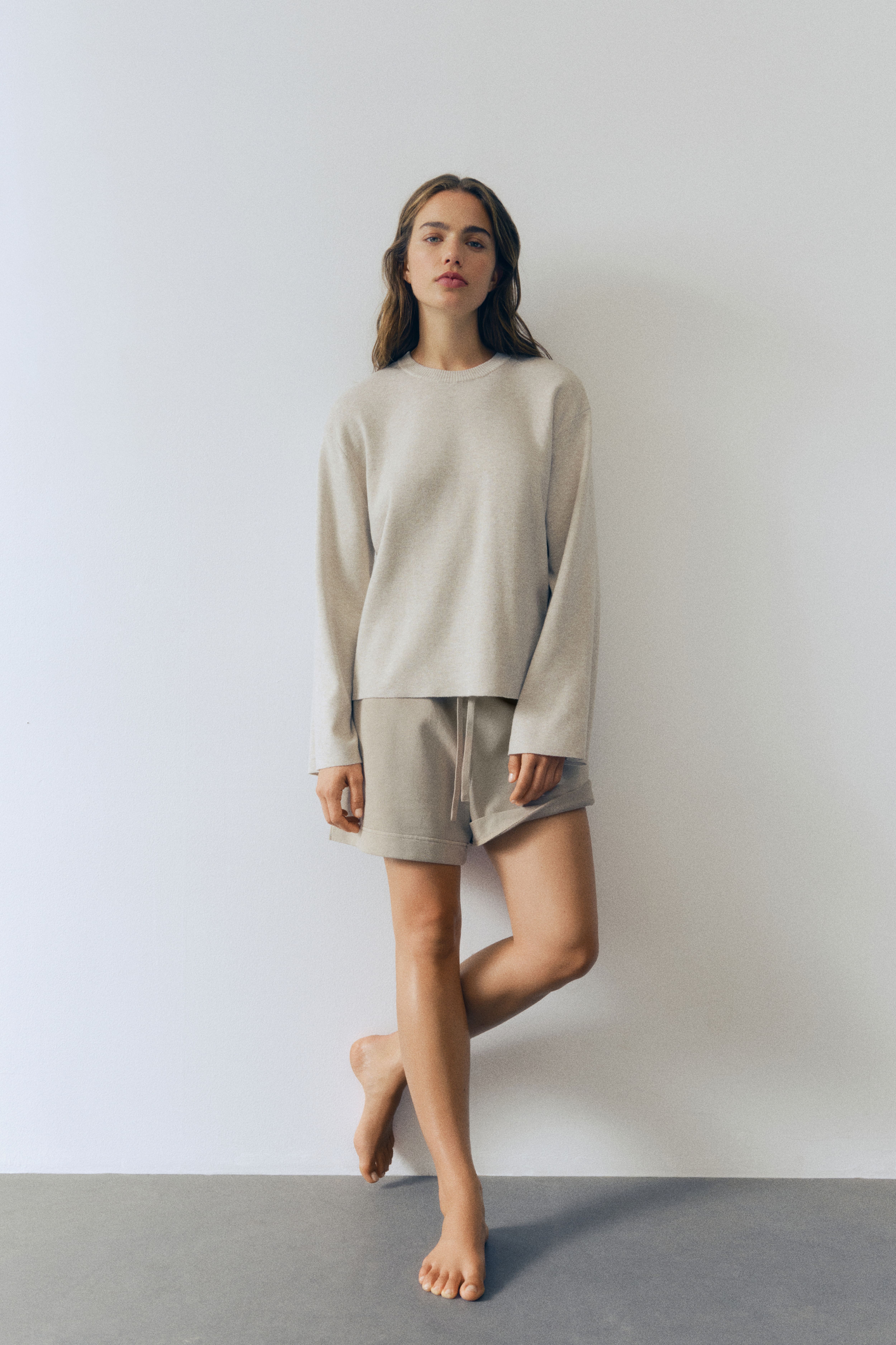 Chandail ample en fin tricot