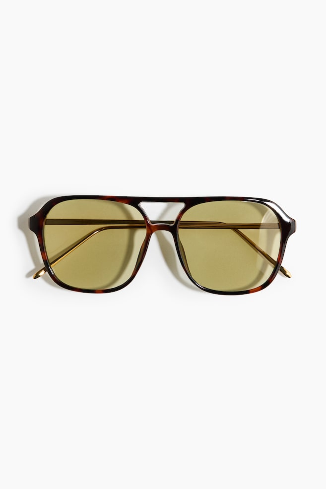 Polarized Sunglasses - Brown/tortoiseshell pattern/Dark brown/Taupe/Black/gold-colored - 1