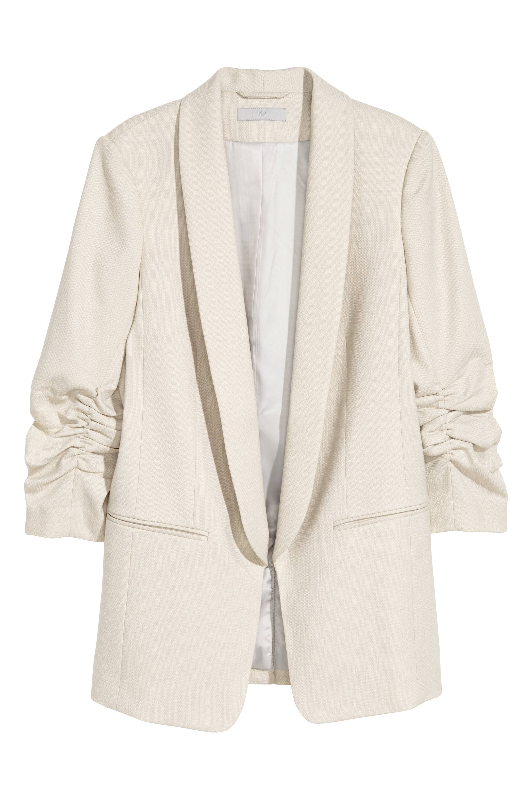 View larger image: Fitted jacket - Light beige - Ladies | H&M GB 1