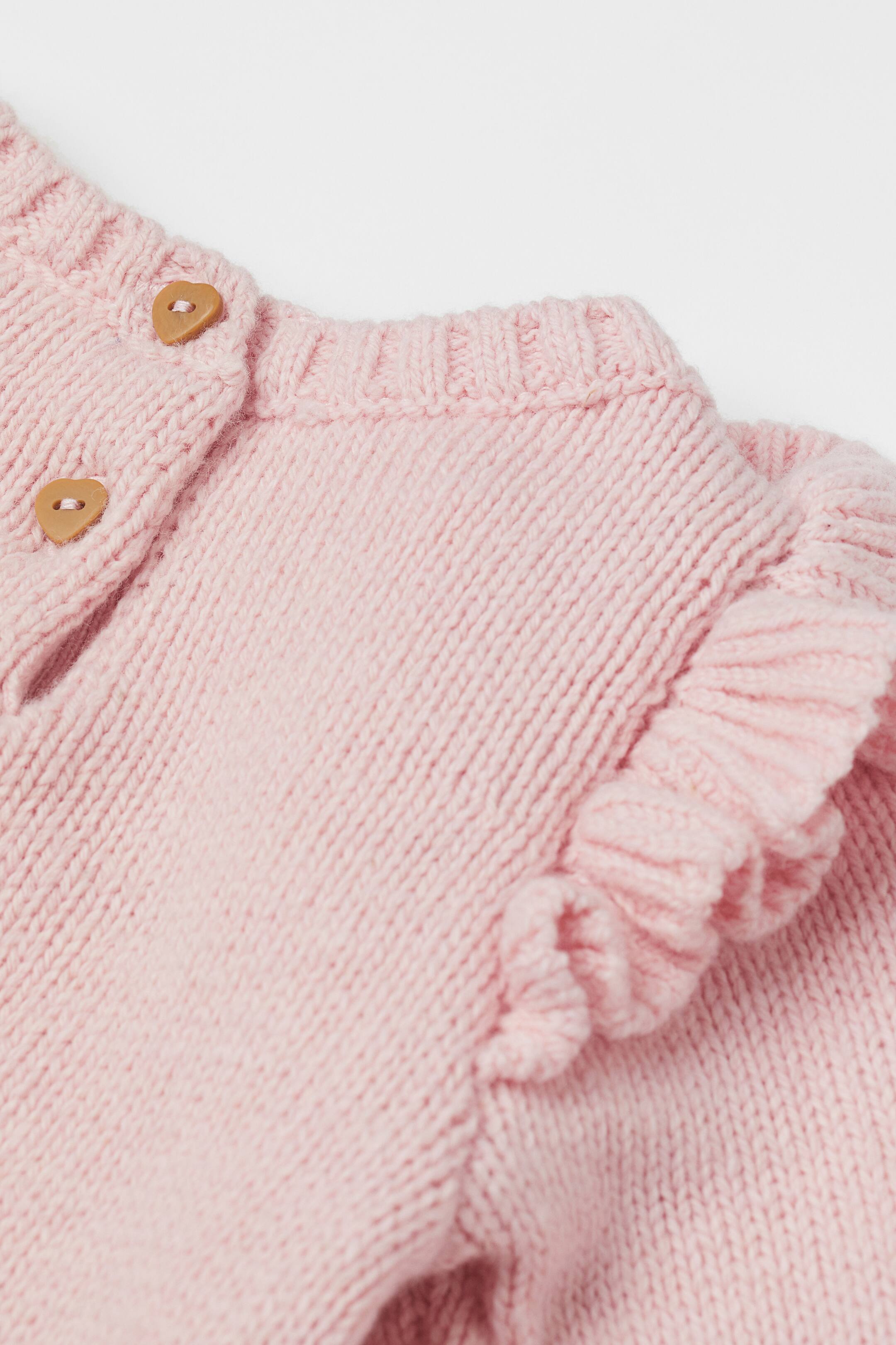 View larger image: Textured-knit Sweater - Light pink - Kids | H&M US 2