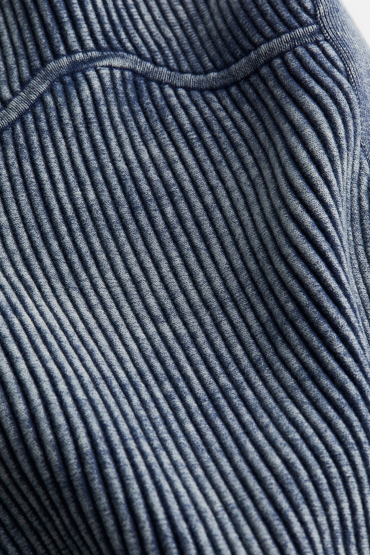 Washed Rib-Knit Dress - image 2
