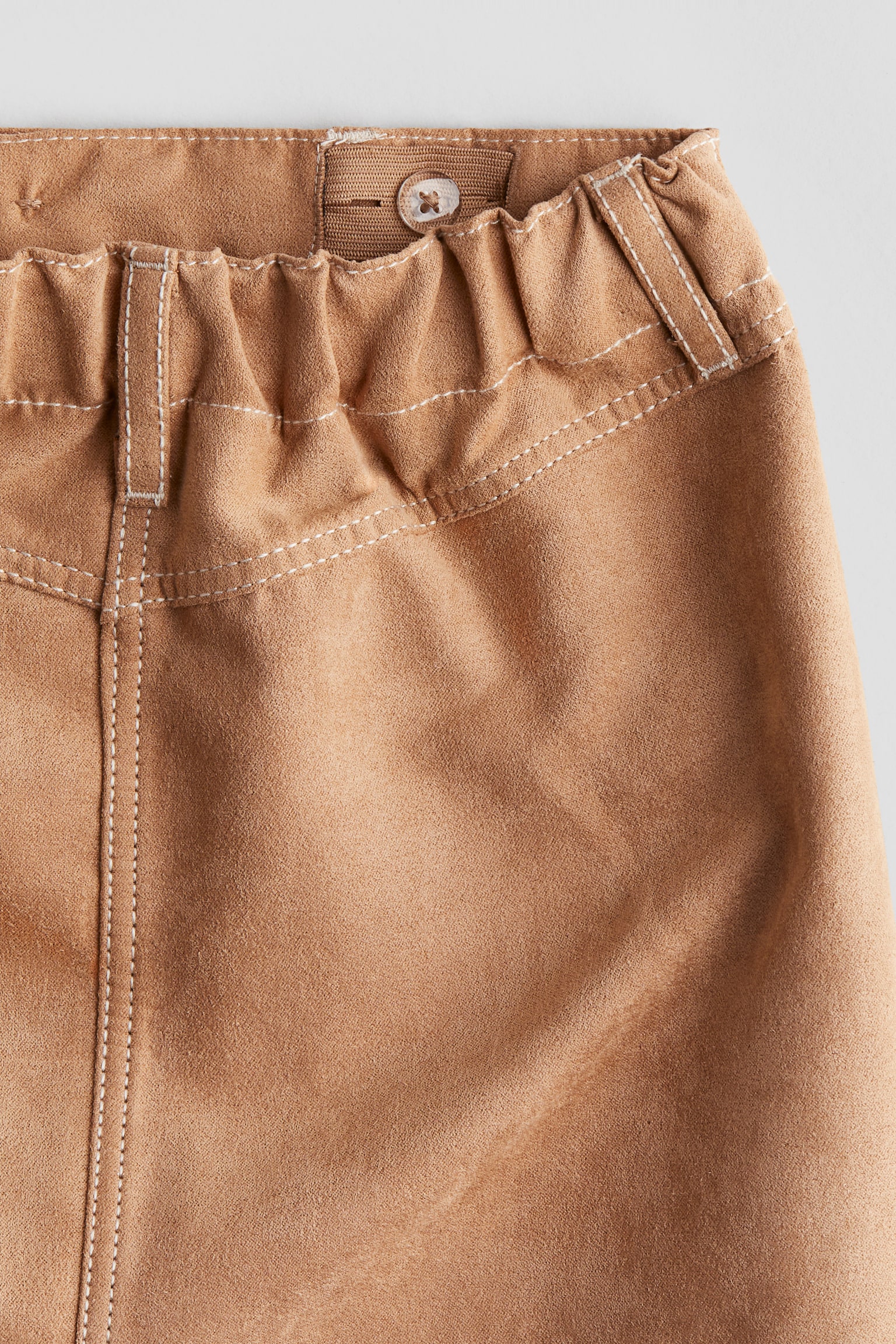 Patch-pocket skirt - Beige - 3