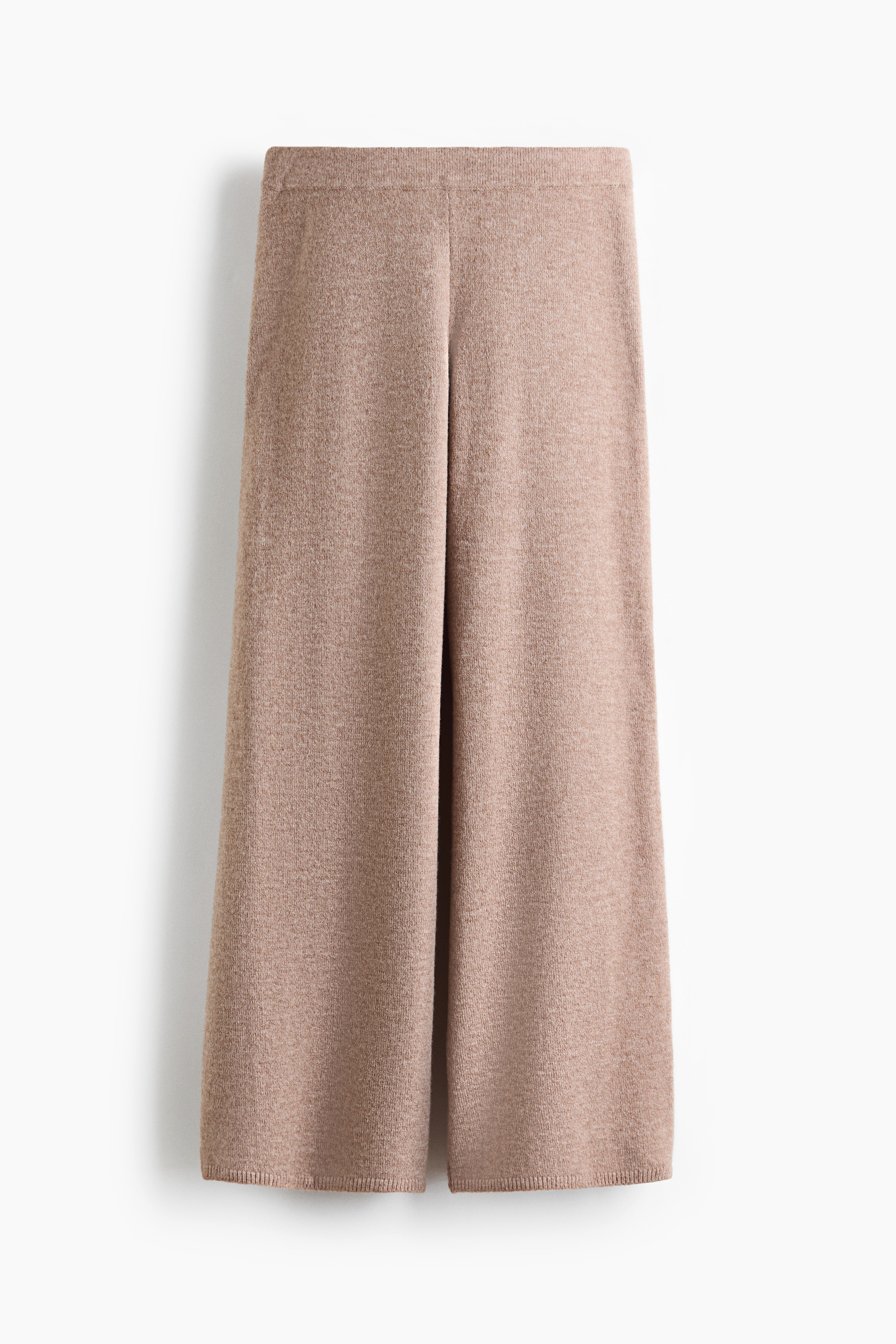Pull-on trousers - Dark beige marl/Grey marl