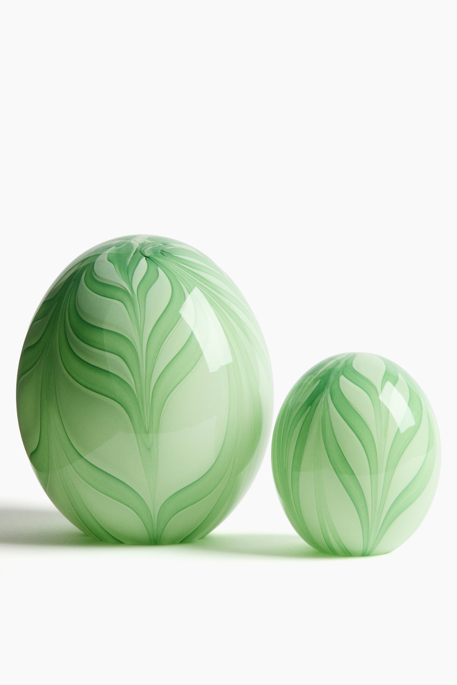 Small glass sculpture - Green/Yellow - 2