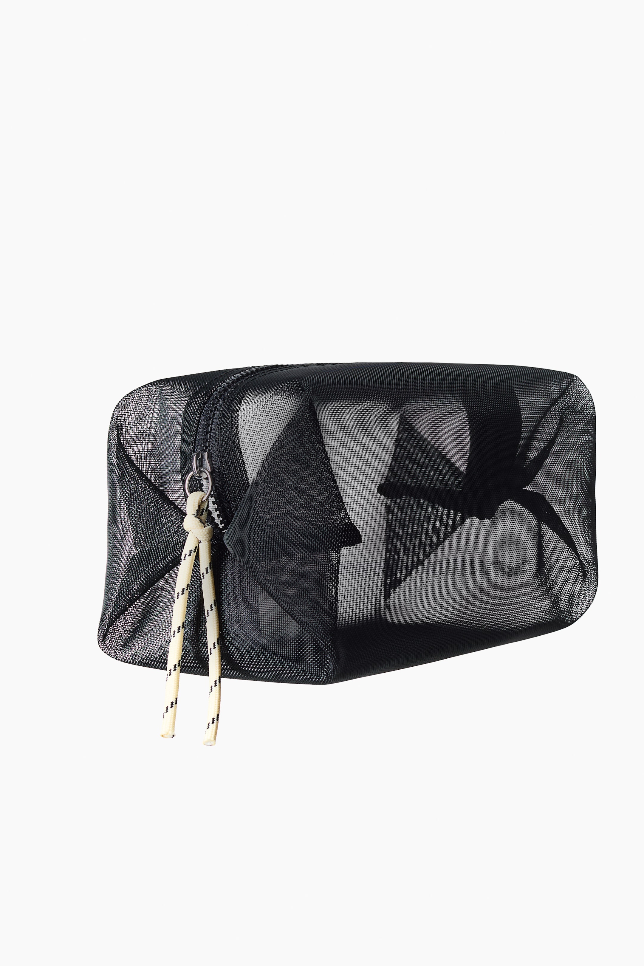 Visa större bild: Sminkväska i mesh - Svart - Beauty all | H&M SE 1