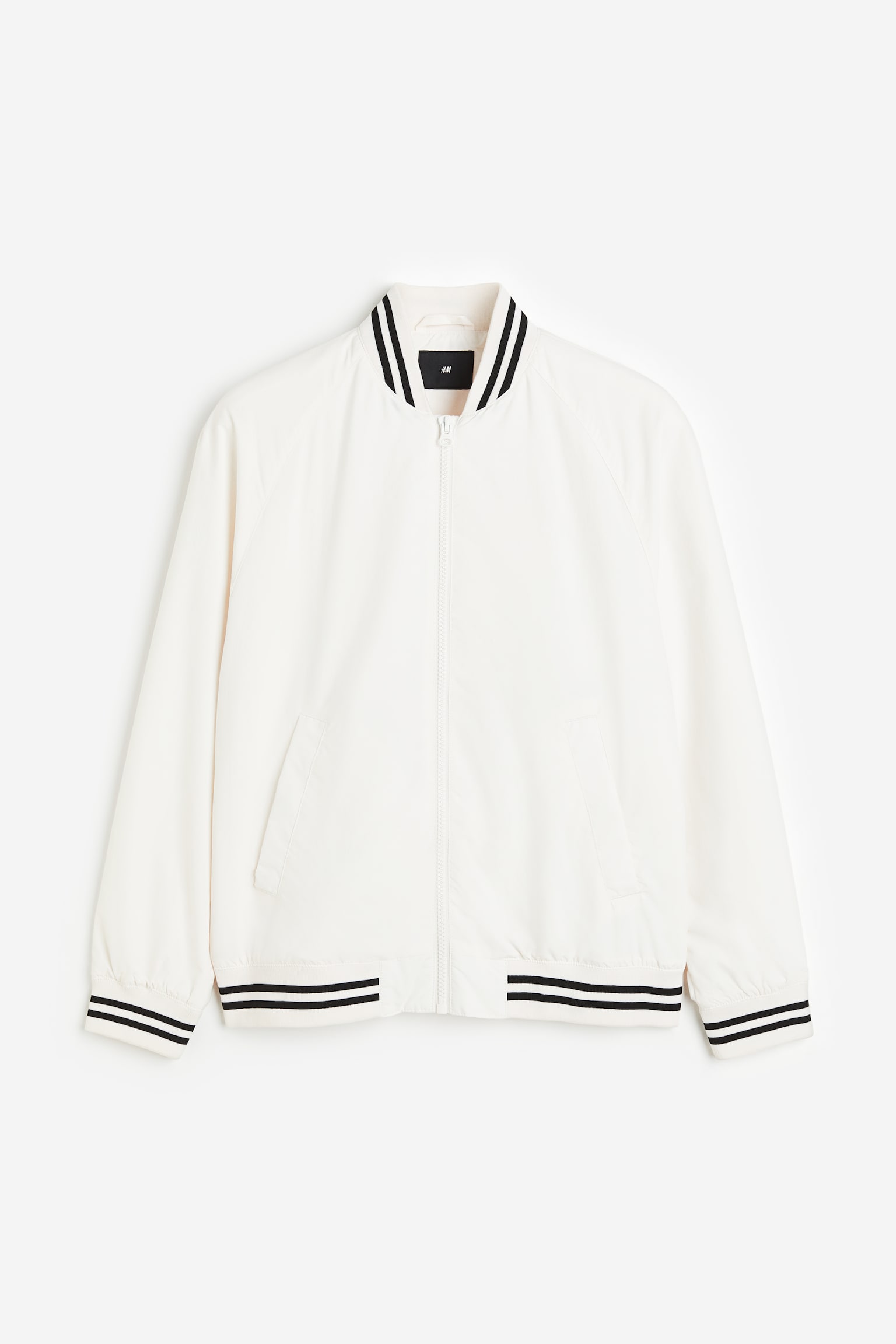 Bomber jacket - White/Black - 1