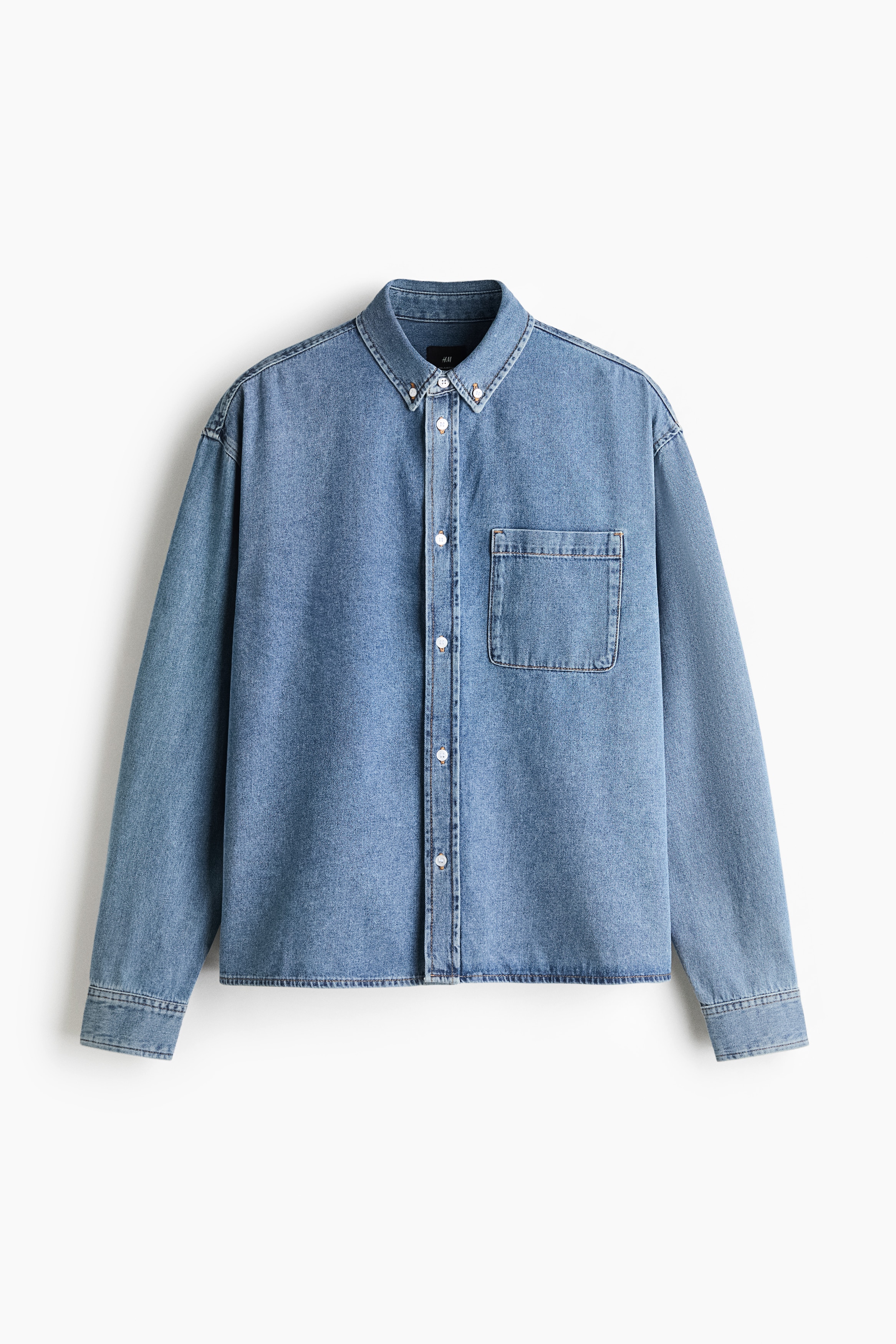 Relaxed Fit Cotton denim shirtΜοντέλο