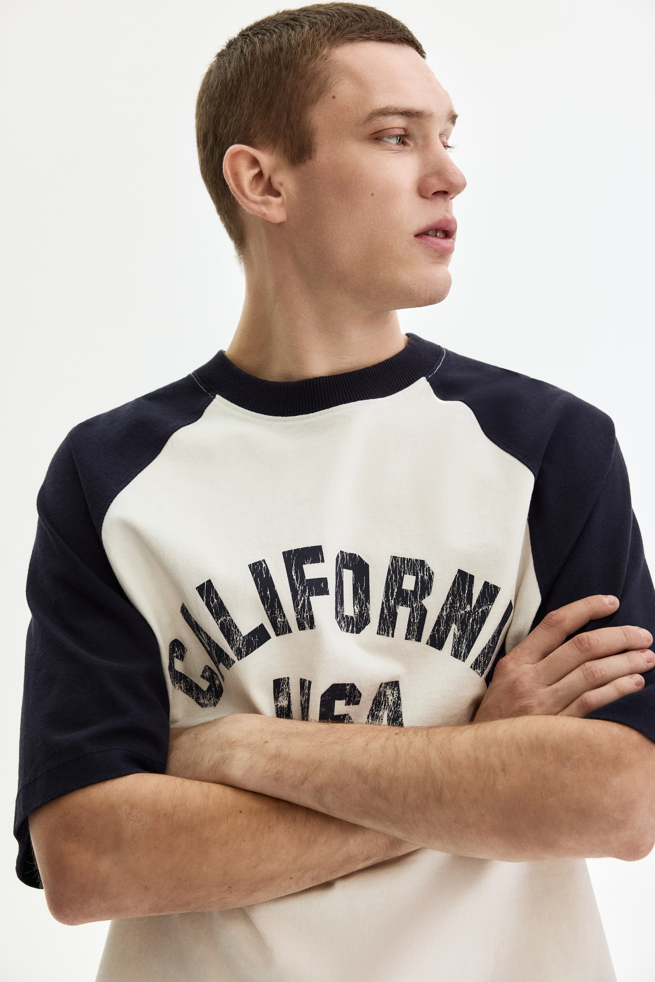 T-shirt imprimé grande taille
