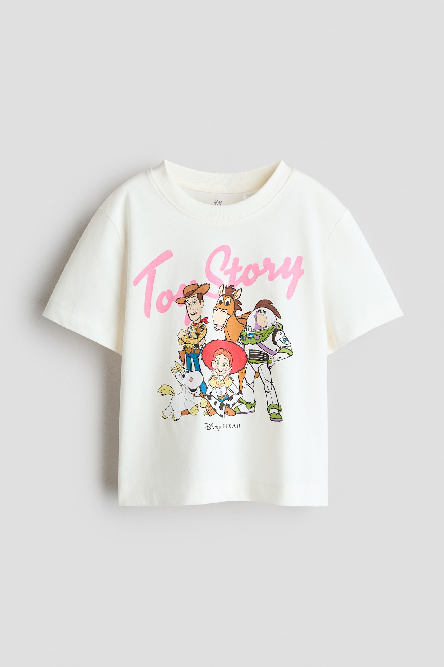 Print-motif cotton T-shirt - White/Toy Story/Light grey marl/Hello Kitty