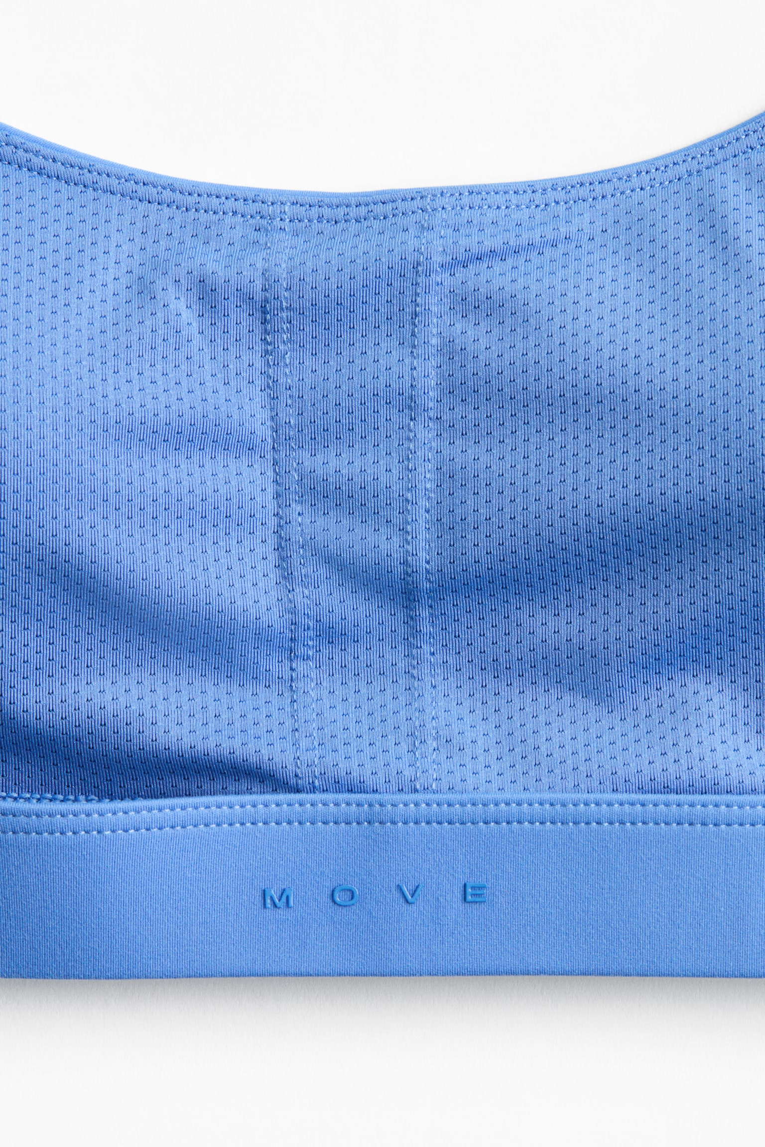 Спортивное бра SoftMove™ Halterneck, лёгкая поддержка — H&M Move, цвет: Небесно-голубой — фото 8