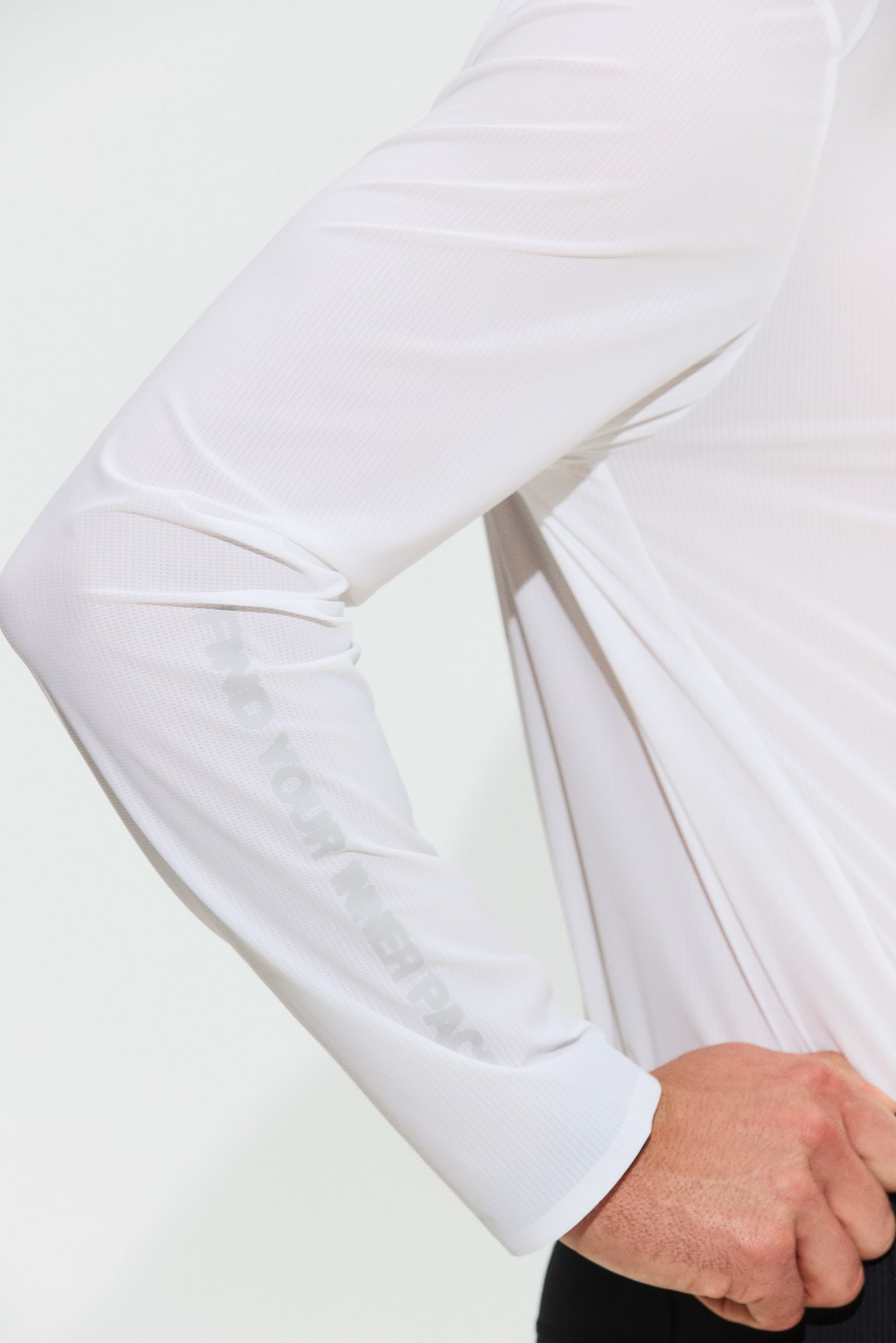 Long-sleeved running top with DryMove™ - White - 5