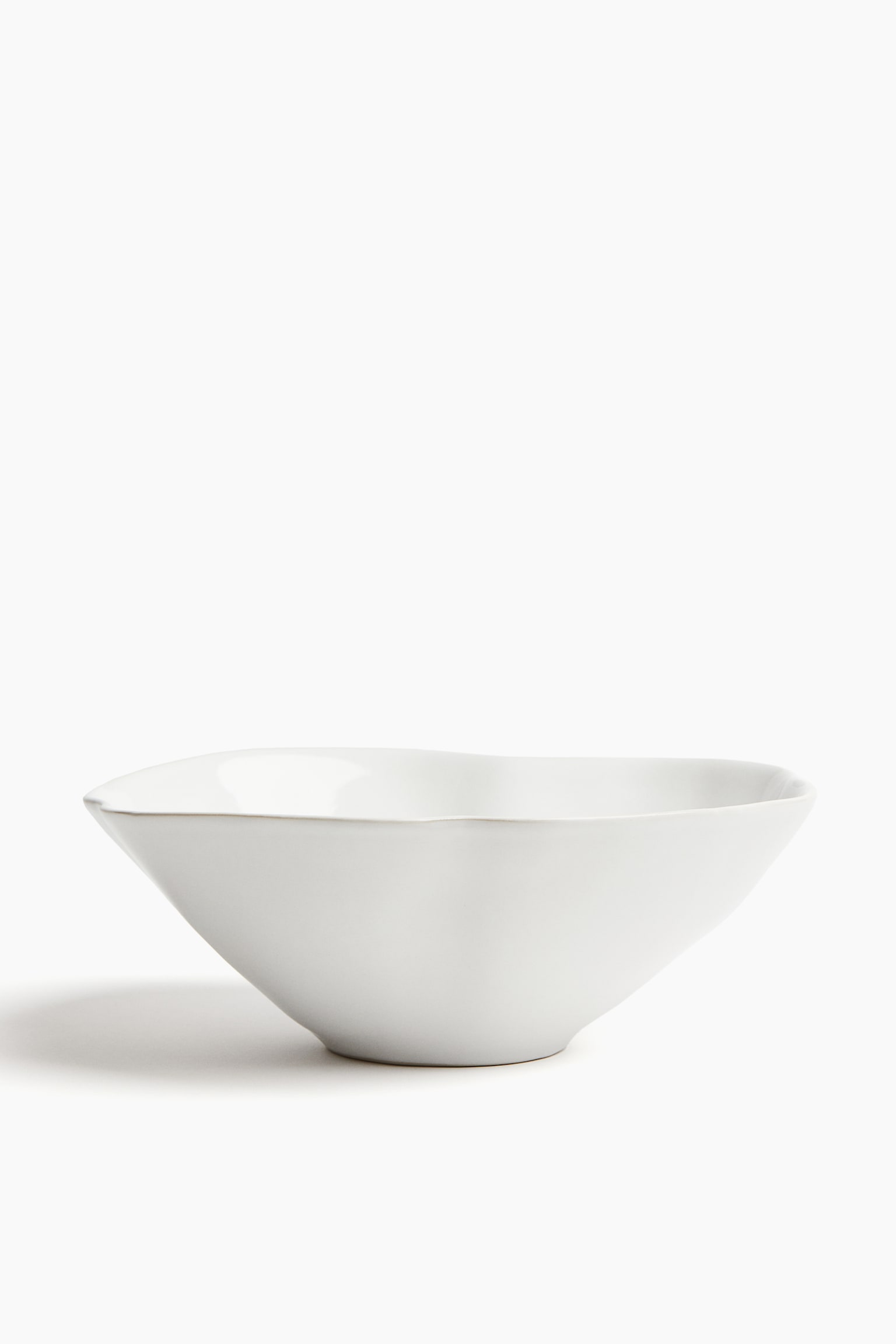 Large stoneware serving bowl - White - 1