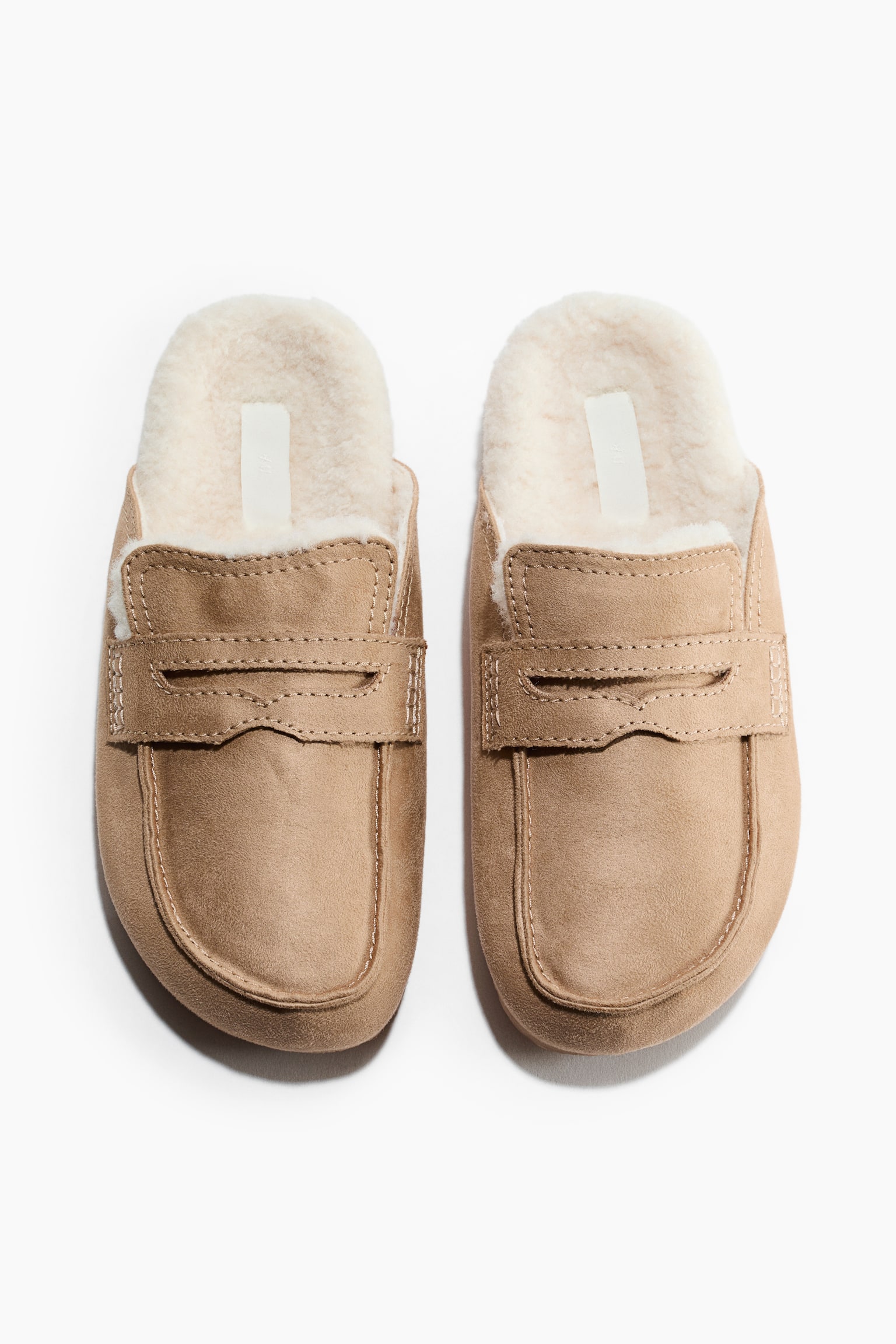 Hjemmesko med varmt for - Beige