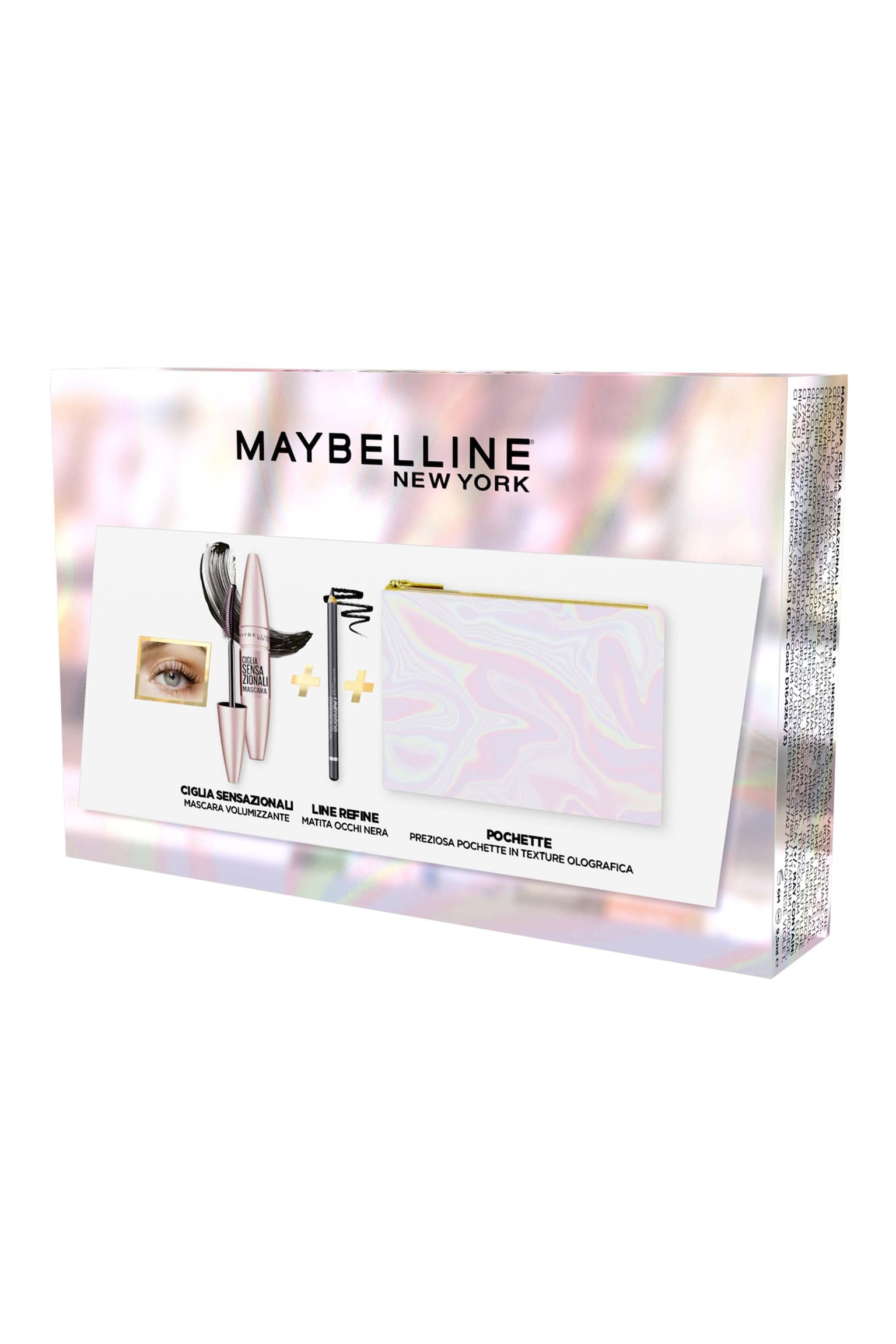 Pochette Mascara Ciglia Sensazionali + Line Refine - Nero - 2