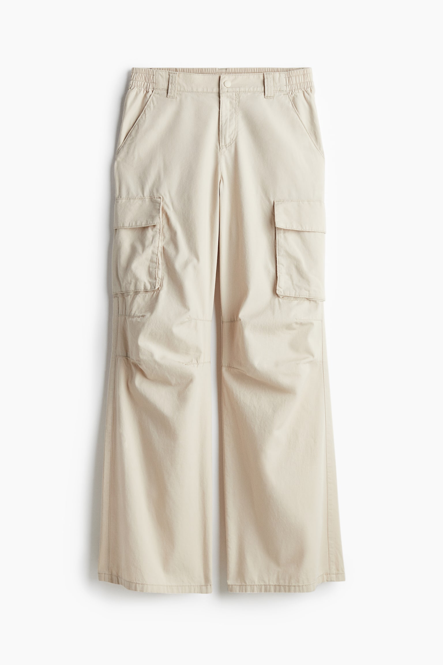 Canvas cargo trousers - Light beige/Dark khaki green/Black/Light dusty green/Light grey/Dark grey - 2