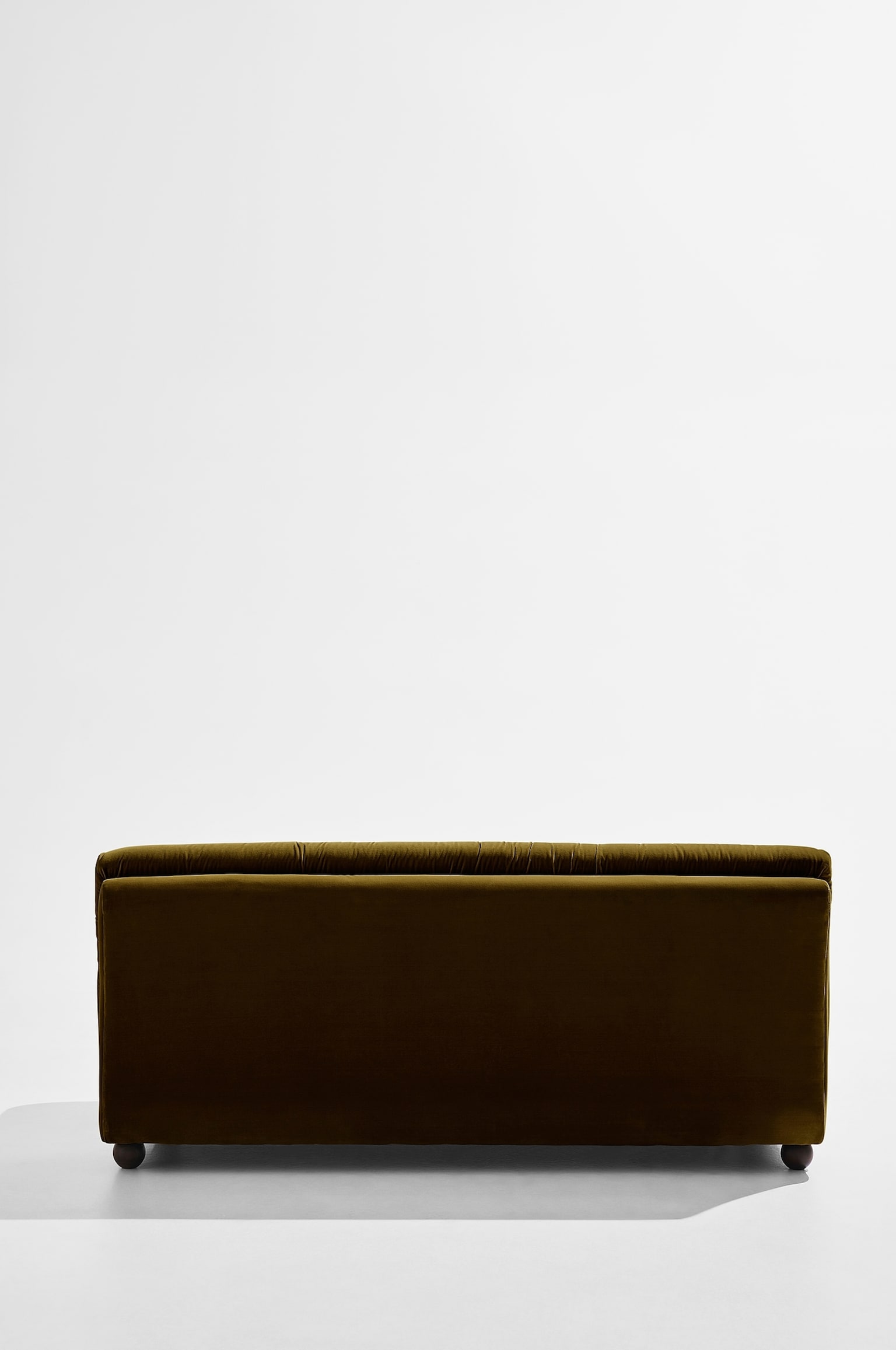 Elmo Zweisitzer-sofa - Grüner Samt/Blau Samt - 4