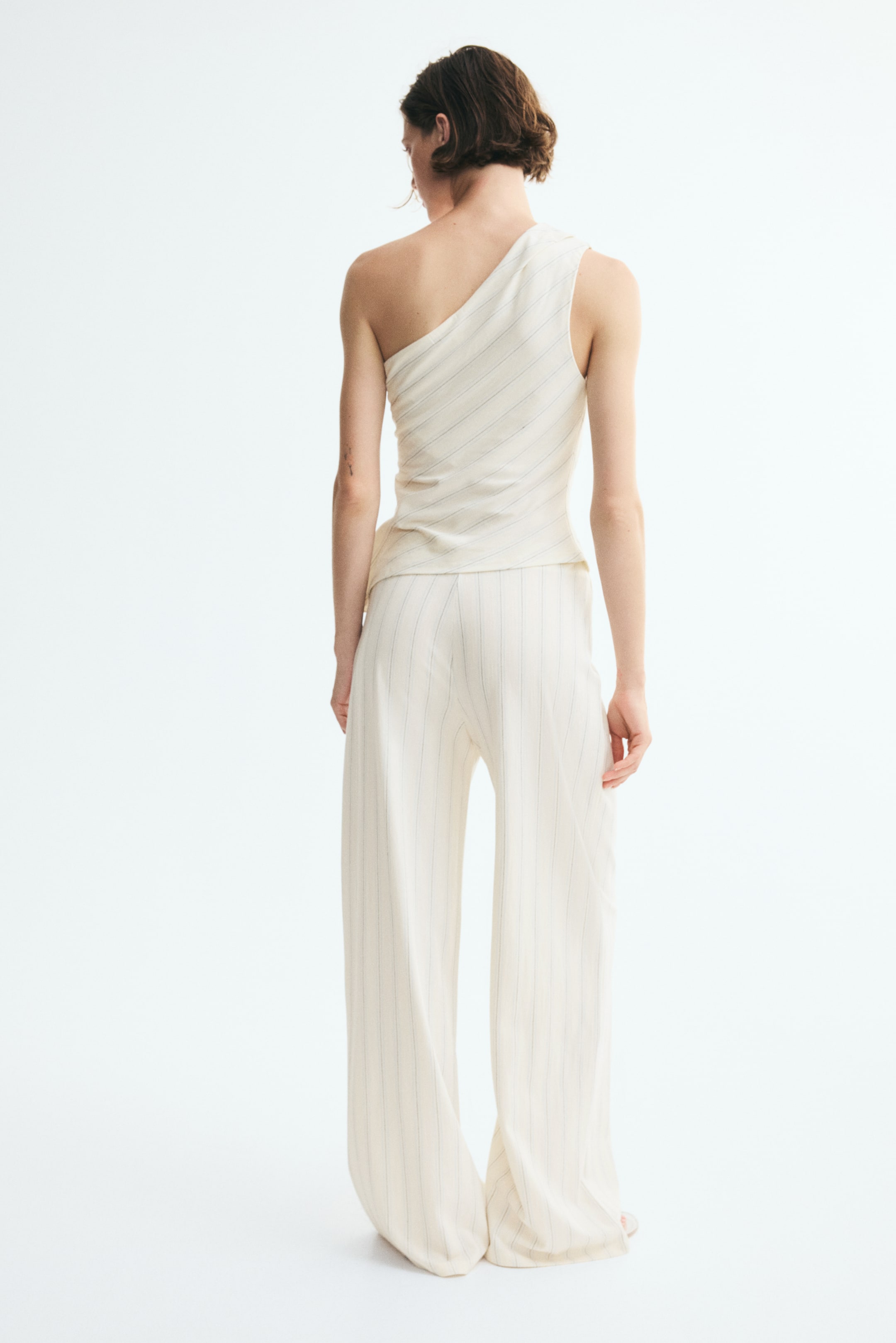 Cotton-Blend Pull-On Pants