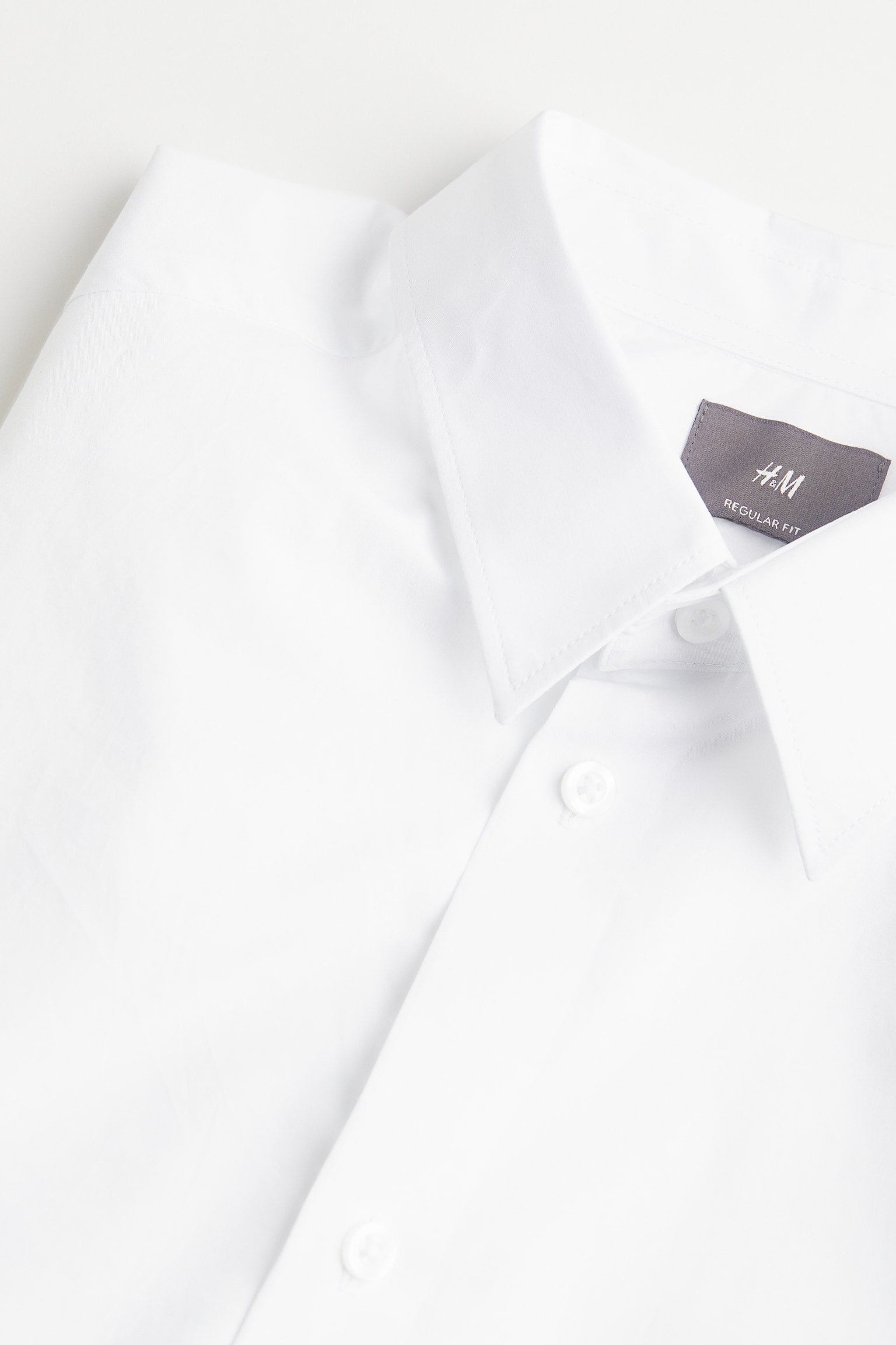 Regular Fit Cotton shirt - White - 2