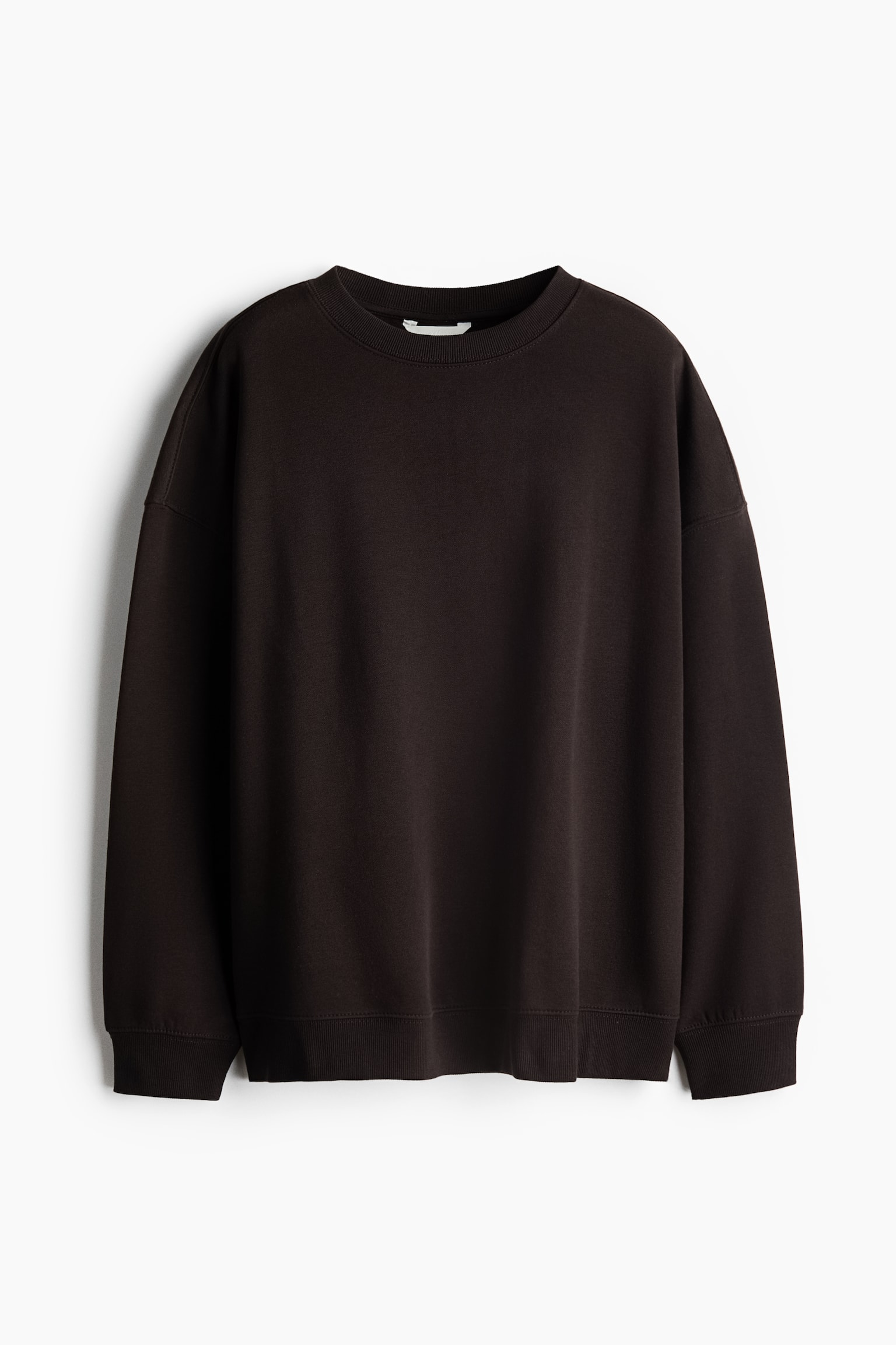 Oversized Sweatshirt - Dark brown/Burgundy/Black/Dusty purple/Dark grey/Light dusty pink/Light gray melange/Dark taupe/Black - 1