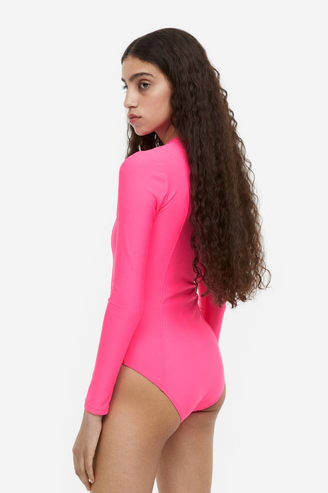 The Good Longsleve Onepiece - Knockout Pink - 4