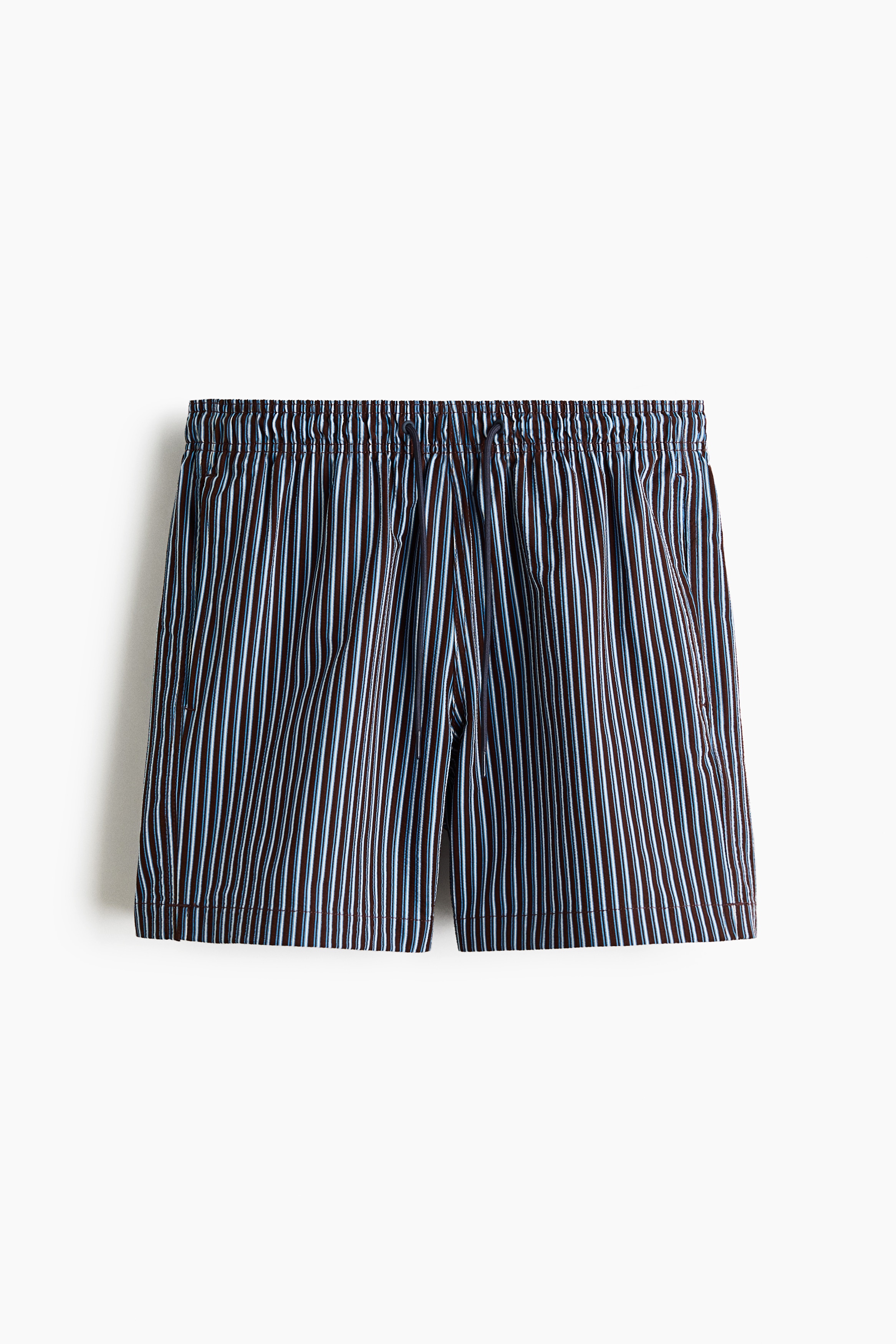 Seersucker Swim Shorts - Dark brown/striped/Blue/striped/Light blue/striped/Orange/striped/Light yellow/striped/Pink/striped/Green/striped