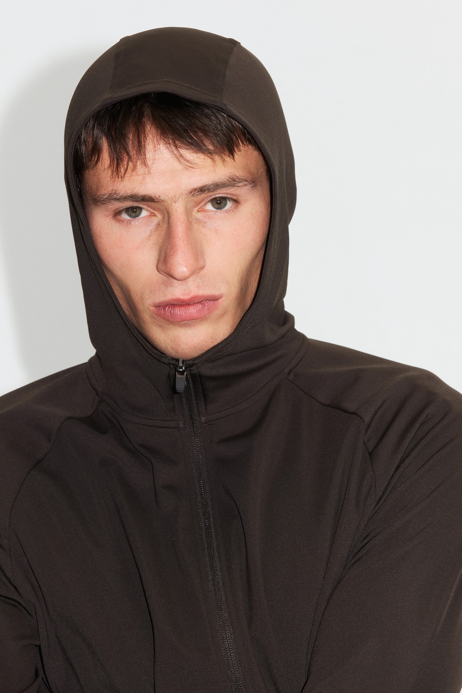 Regular Fit Sports jacket with ThermoMove™ - Brown/Black - 6