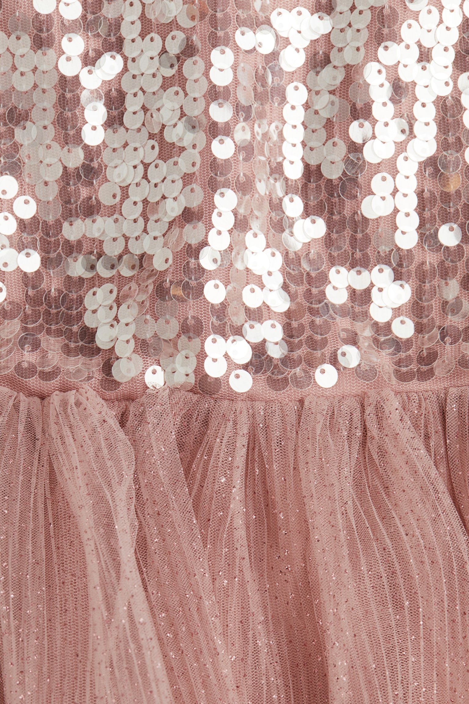 Sequined Dress - Dusty pink - 2