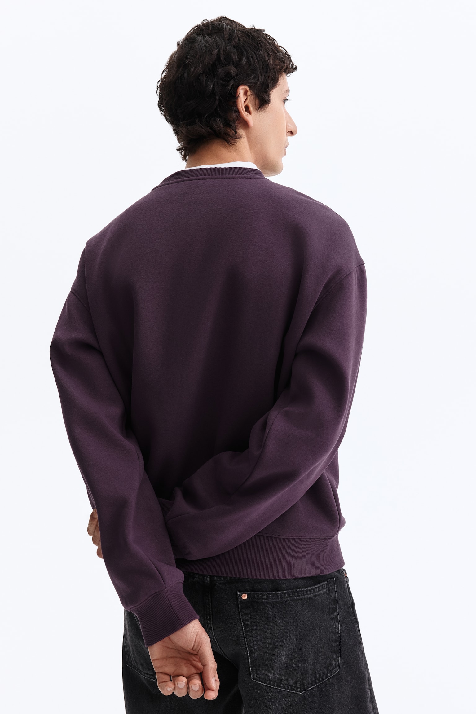Loose Fit Printed sweatshirt - Dark purple/New York City/Grey marl/New York City/Navy blue/NYC - 5