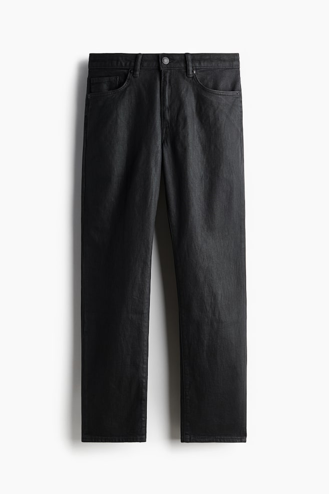Regular Jeans - Negru - 1