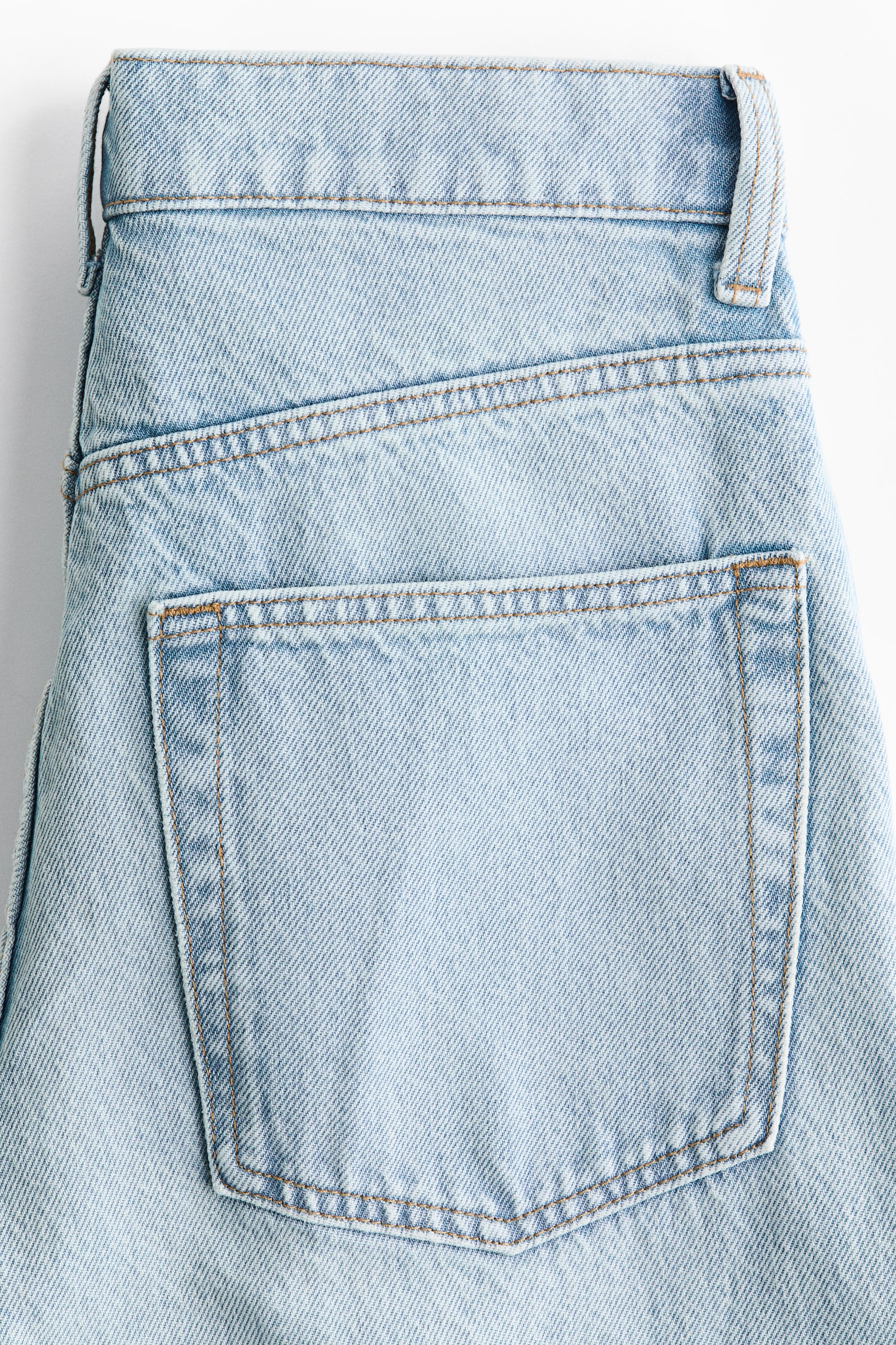 Barrel High Ankle Jeans - Blasses Denimblau/Helles Denimblau/Denimblau/Denimblau/Grau - 7