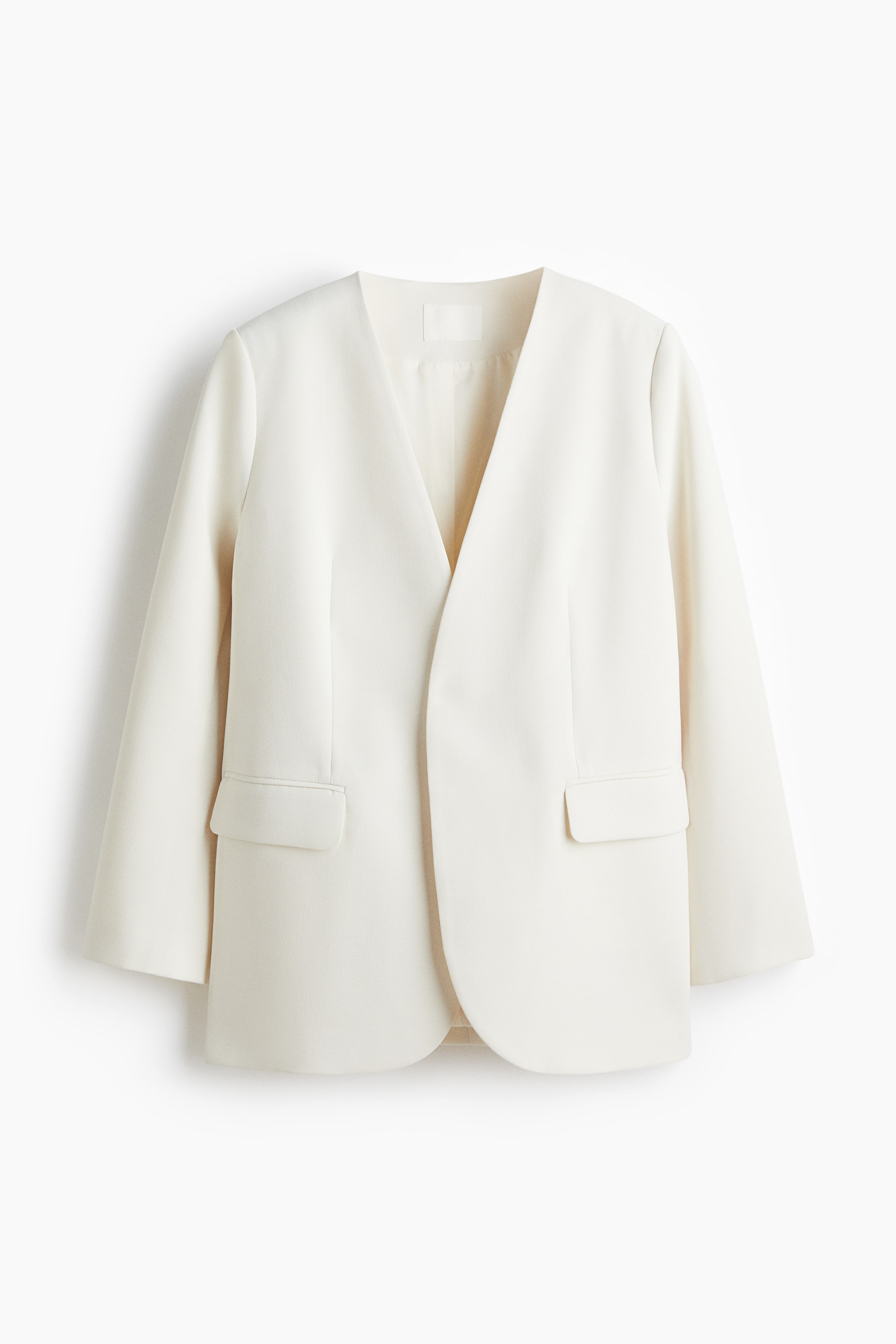 Ampliar la imagen: Blazer sin cuello - Blanco - Ladies | H&M MX 6