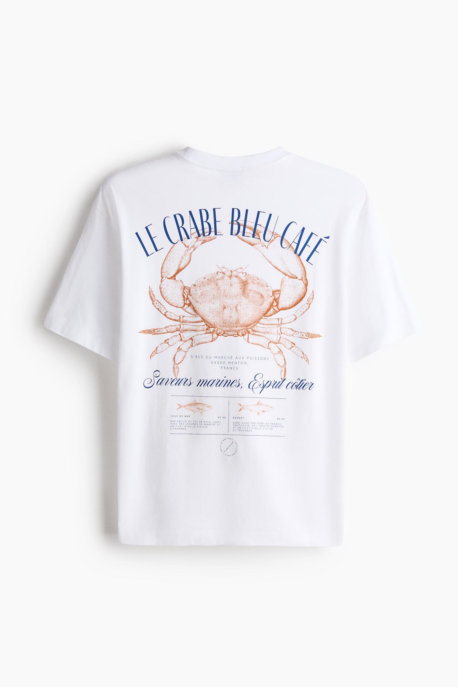 Loose Fit Printed T-shirt - White/Crab/Dark grey/No Defeat/Light blue/Non Redibit/Peach pink/Echo Park/White/NYC Run Club - 3