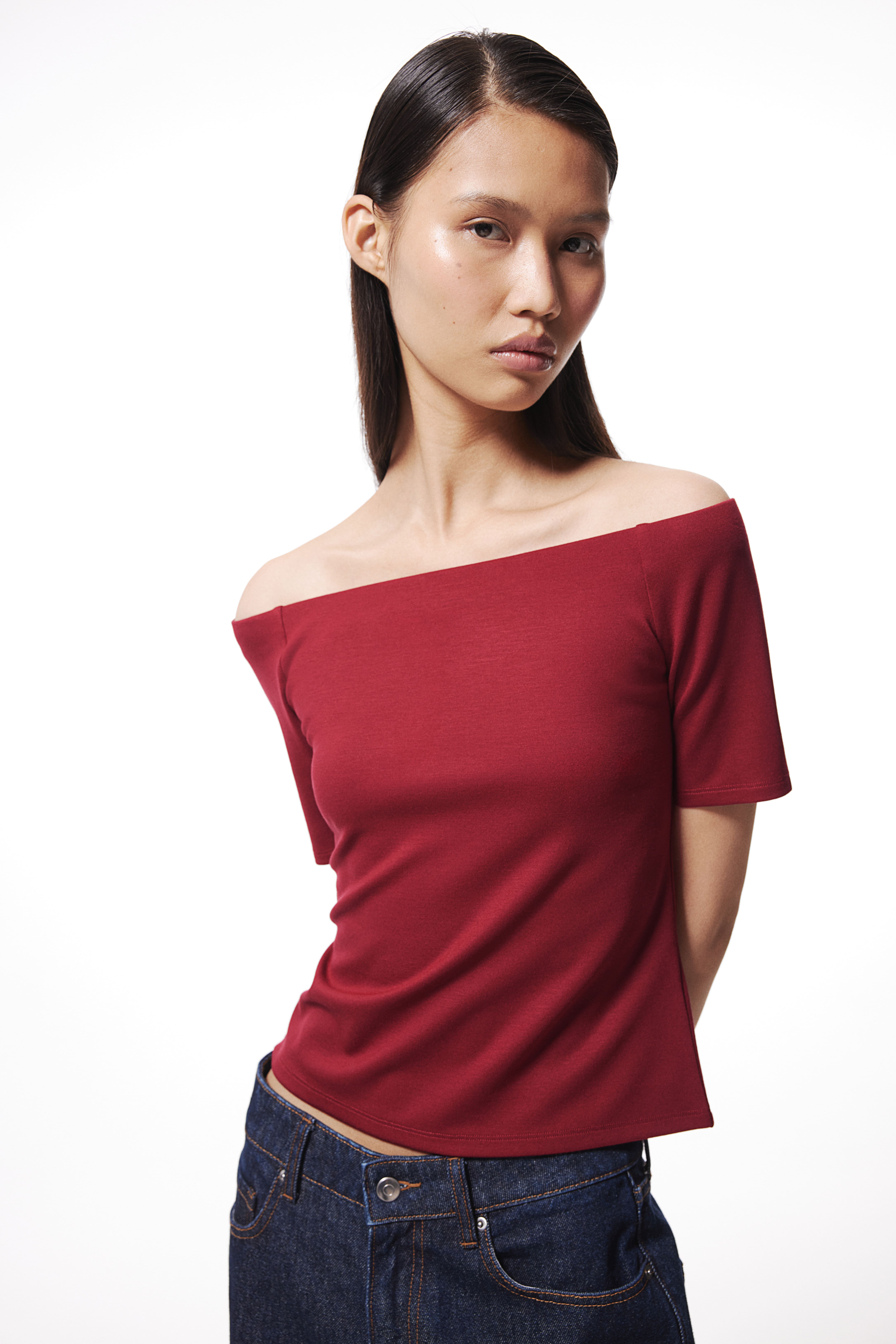 H&m shoulder top best sale