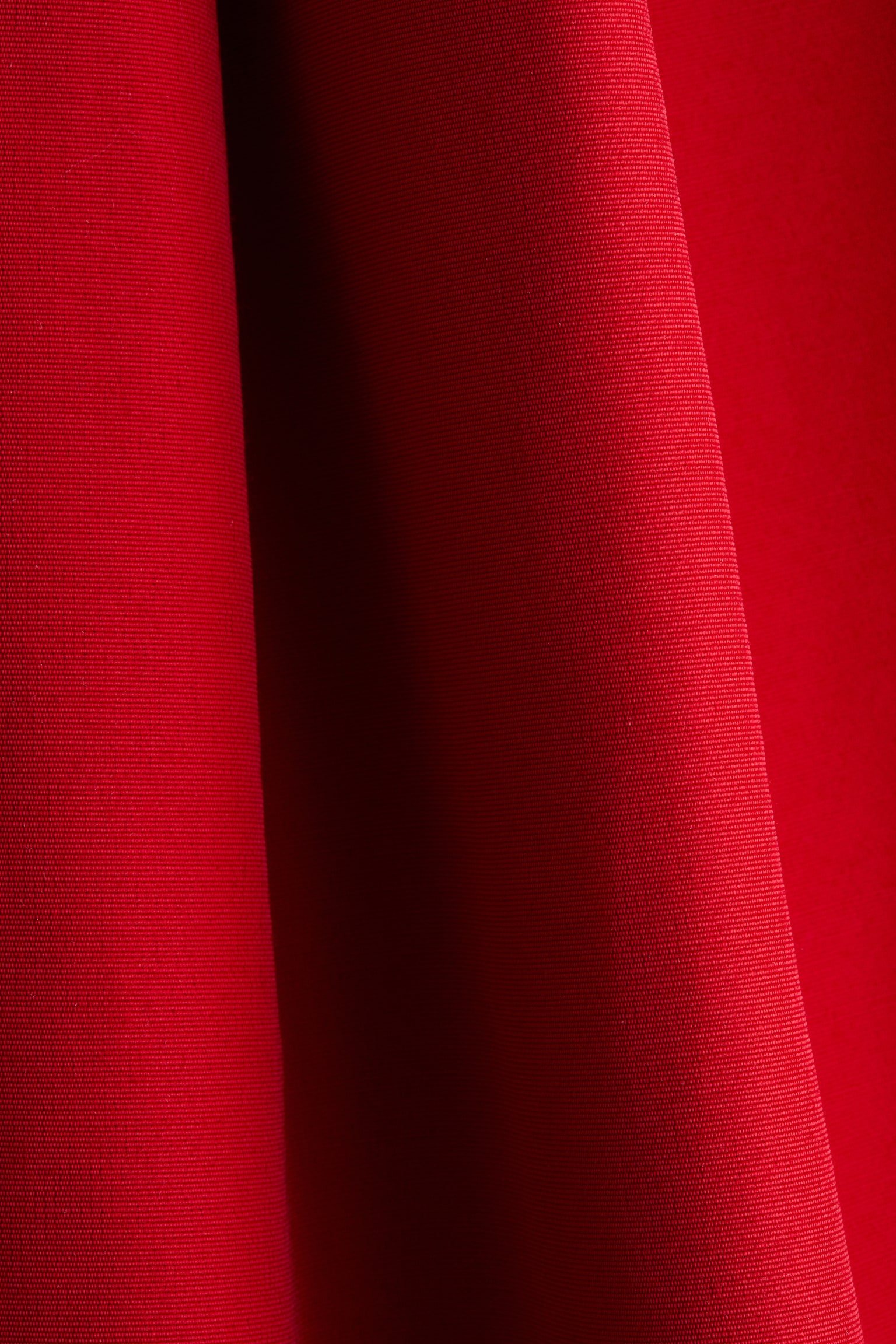 花苞及地長洋裝 - 亮紅色 - 3