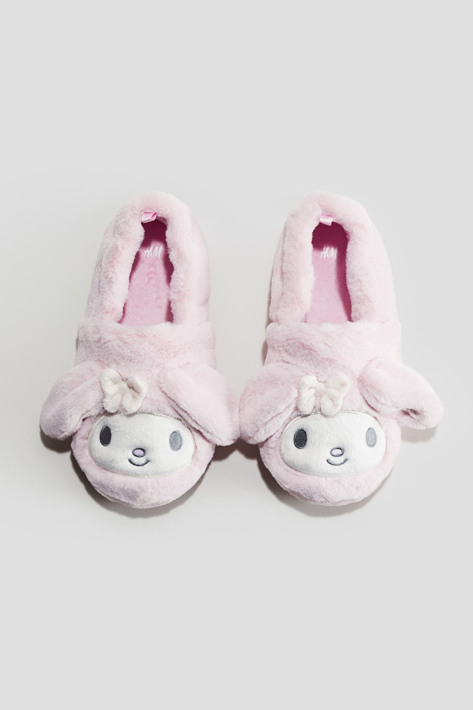 Soft appliquéd slippers - Light pink/My Melody - 1