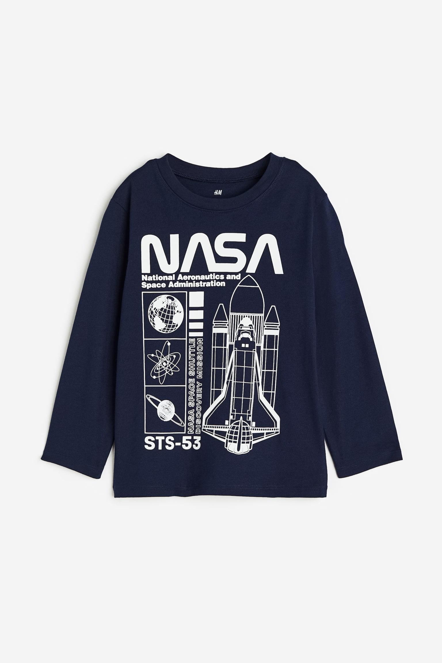 Long Sleeve Tee - Dark blue/NASA - 1