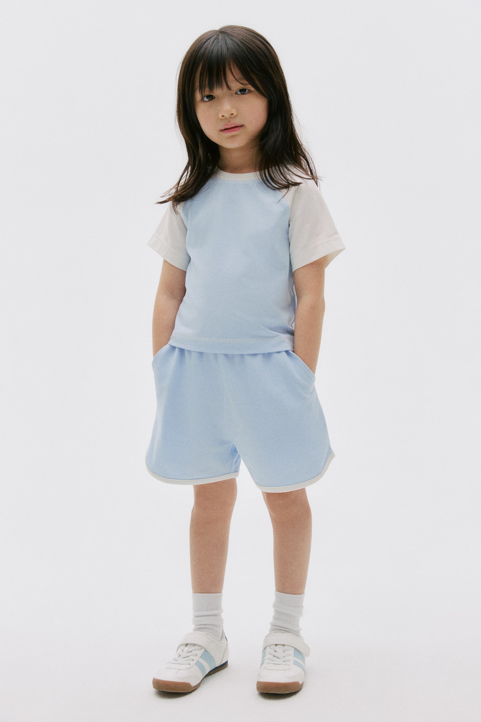 COOLMAX®Tシャツ - ライトブルー／ホワイト/クリーム／ライトパープル/ライトピンク／ピンク - 5