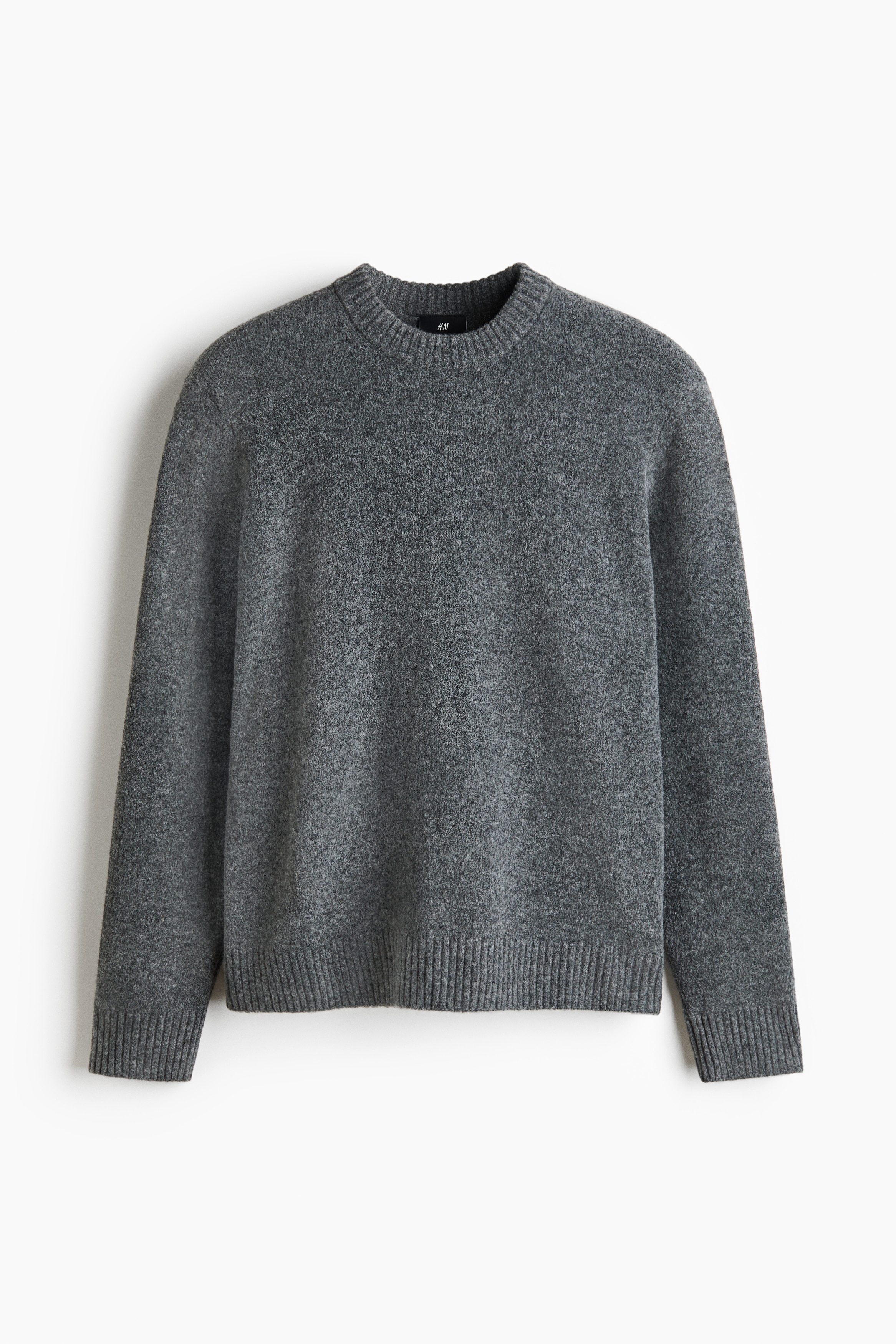 Regular-Fit Brushed SweaterModel