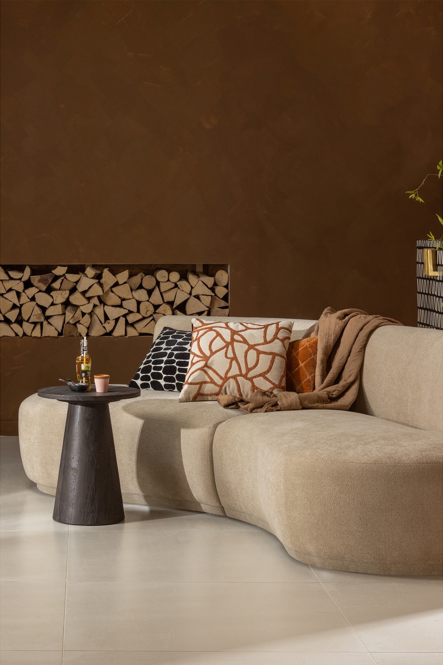 Maan Coffee Table - Brown