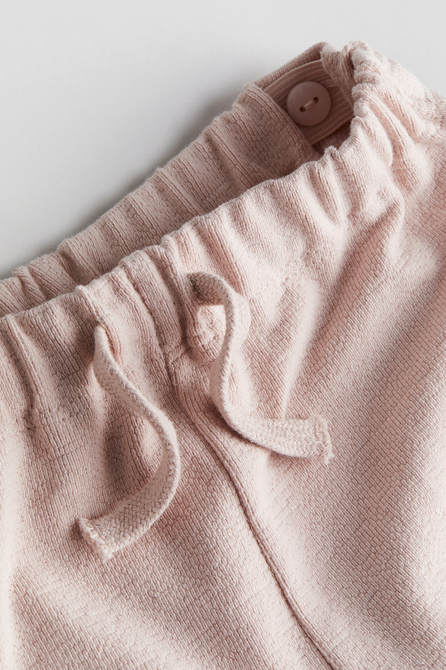 Terry Joggers - Light dusty pink/White - 2