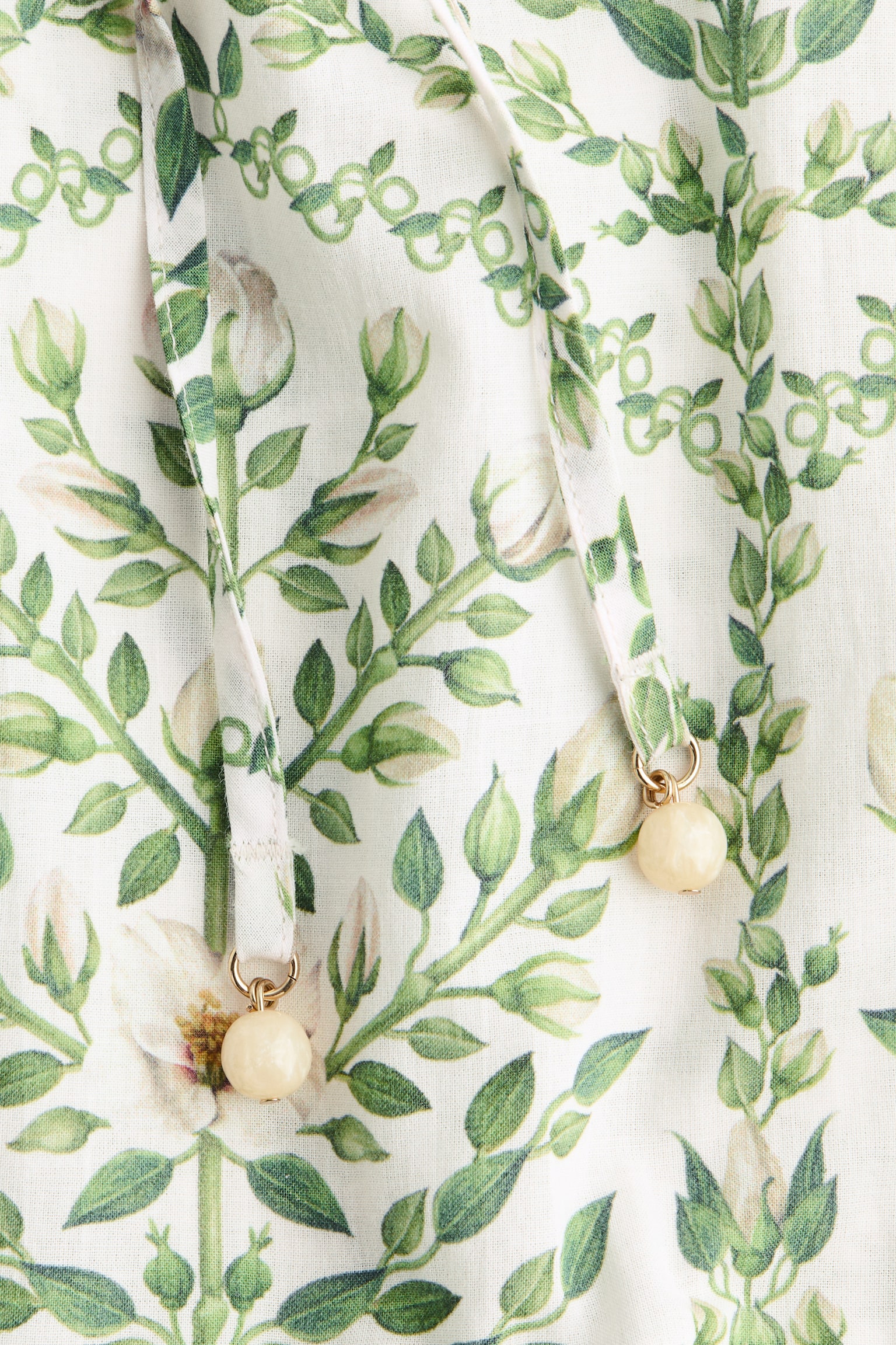 Long cotton dress - White/Floral/Black/Floral/Blue/Paisley pattern/White/Patterned/Green/Floral/White/Floral - 3