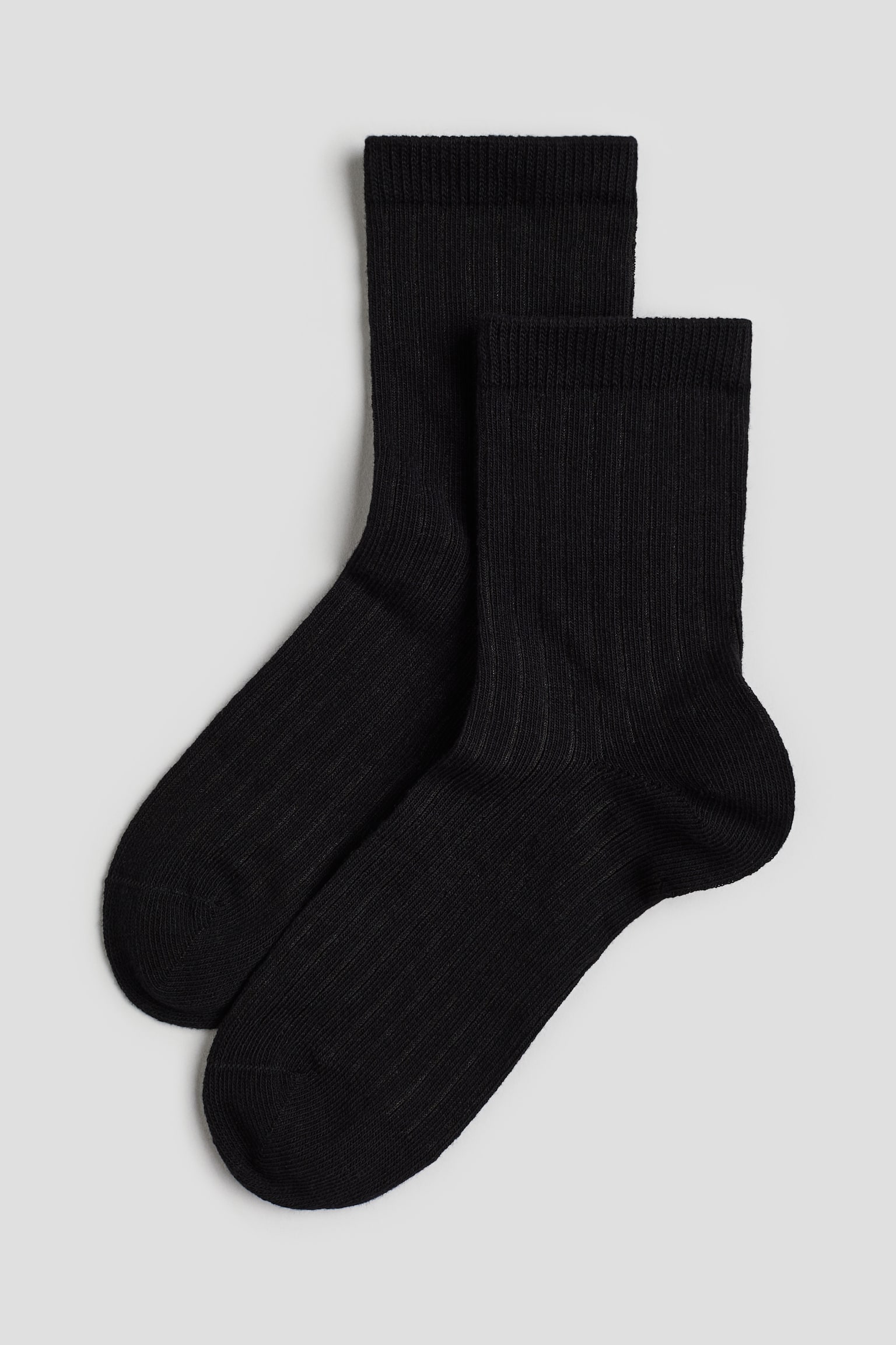 5-pack school socks - Black/Dark grey marl - 3