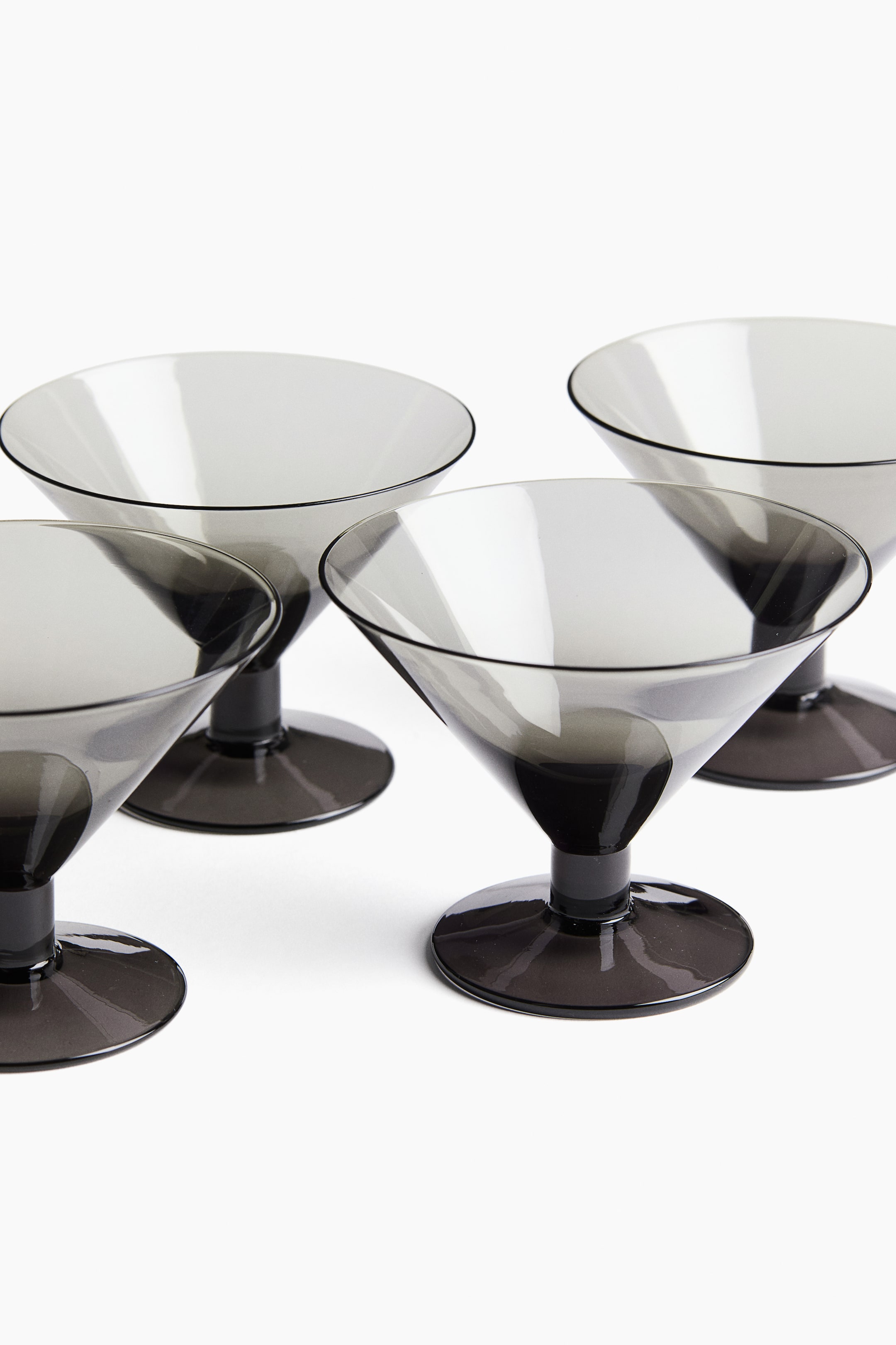 4-Pack Mouth-Blown Cocktail Glasses