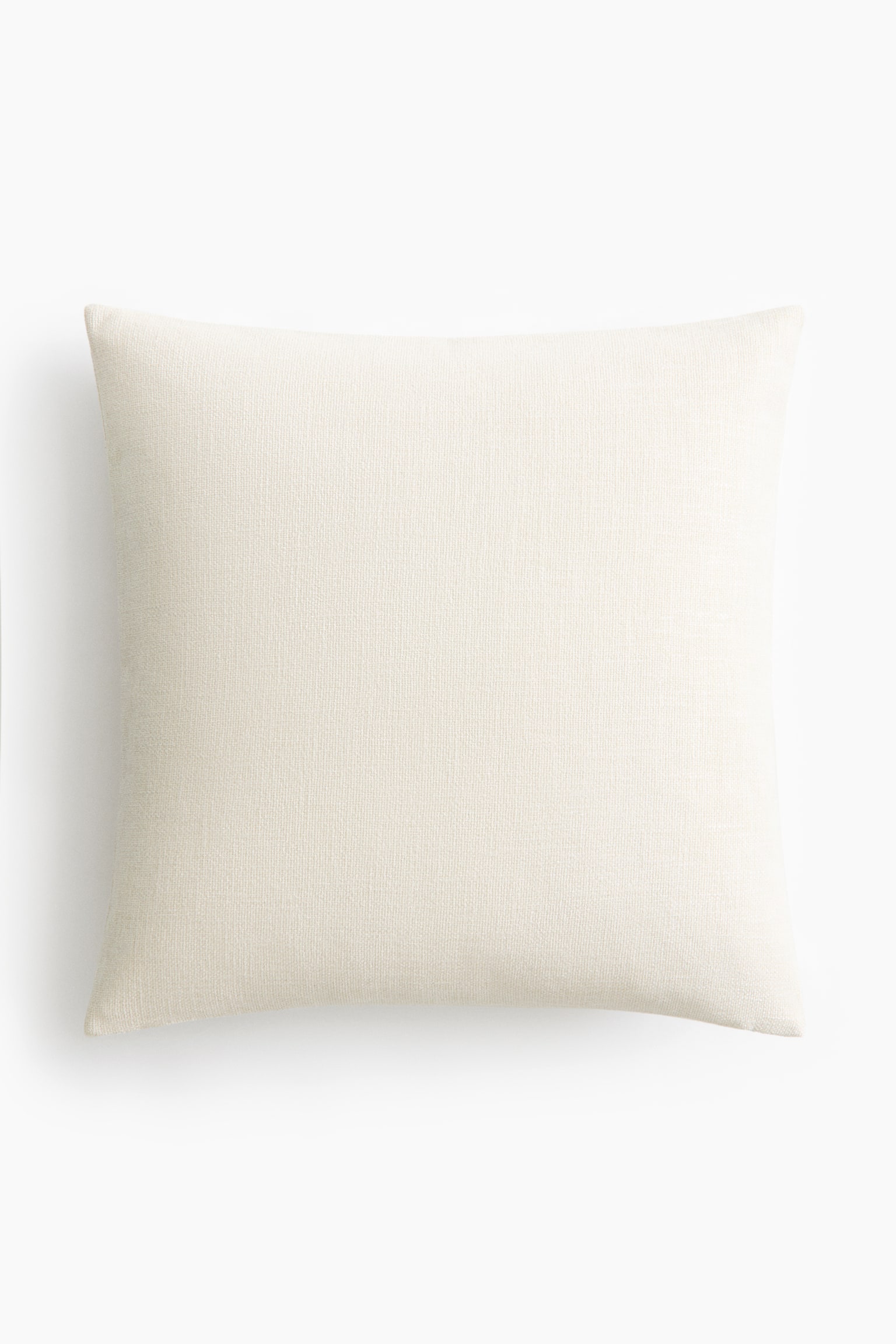 Housse de coussin en fil chenille - Crème/Gris clair/Grège clair - 1