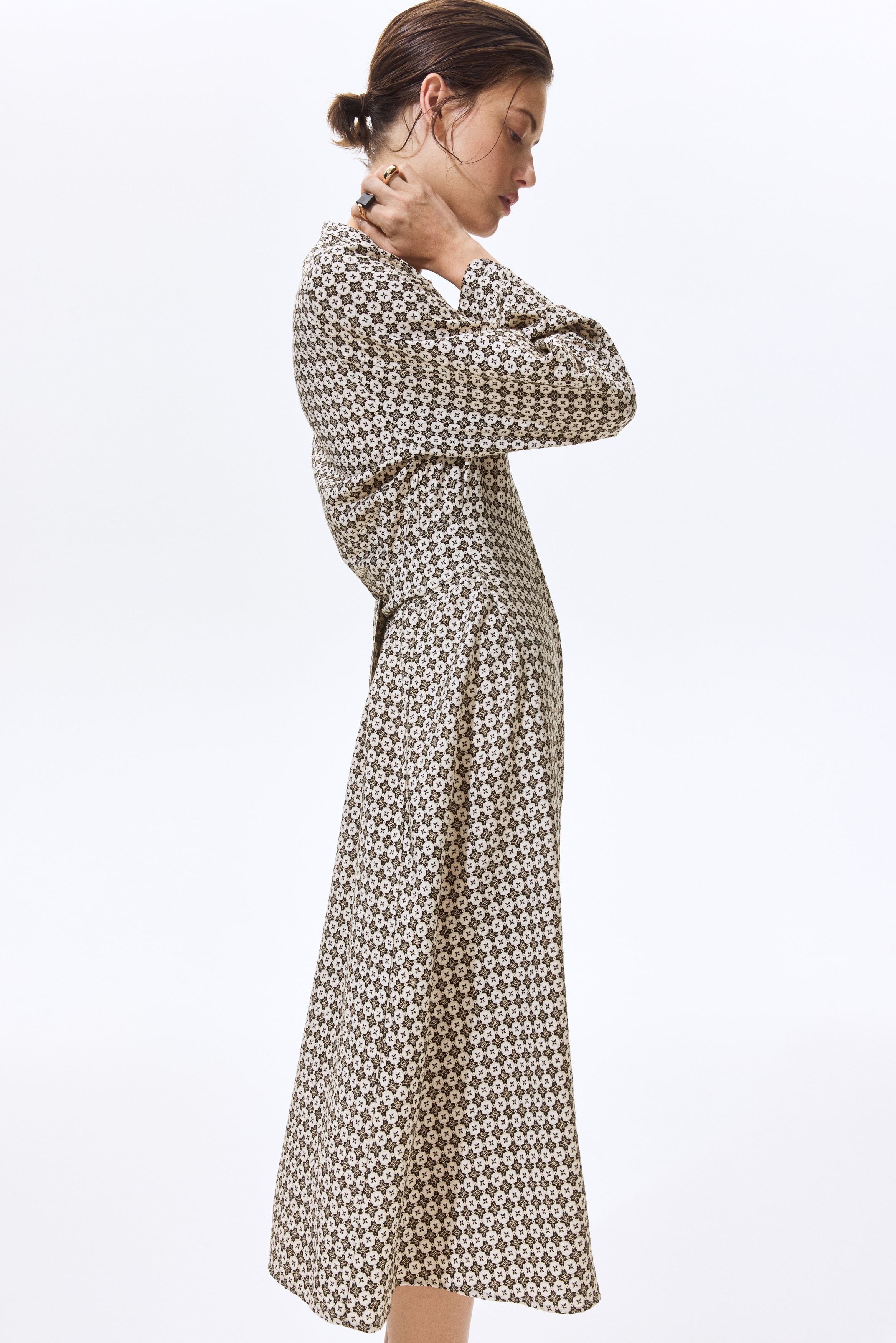 Tie-Belt Dress