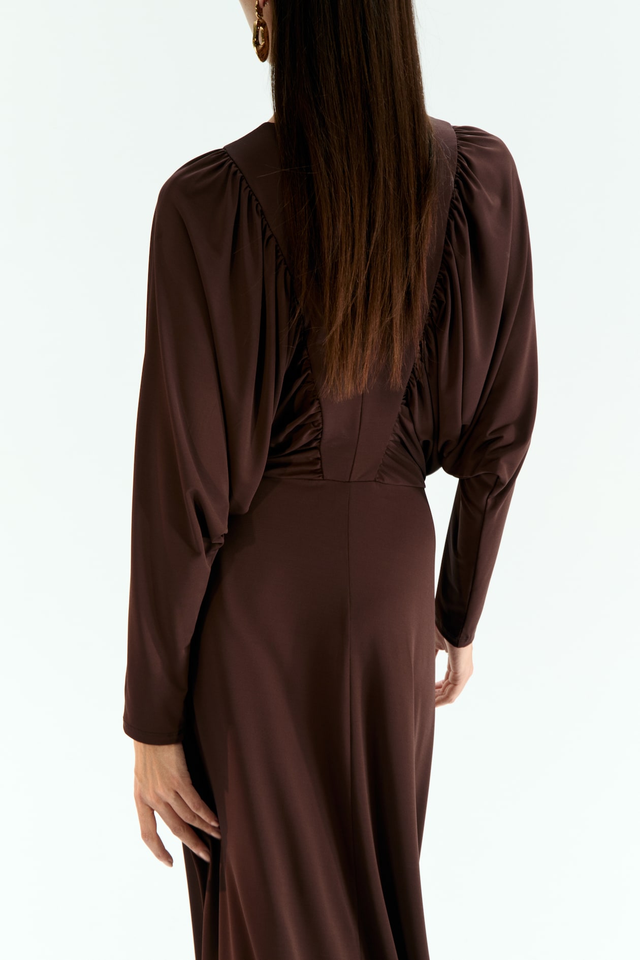 Gathered Jersey Dress - image 3