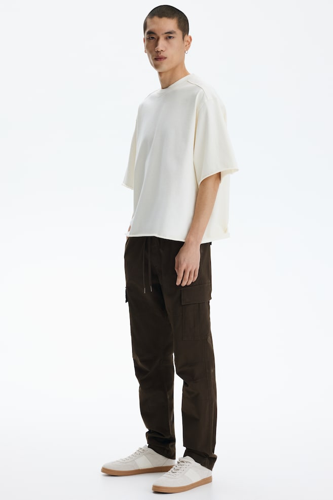 Pantalón cargo Slim Fit - Verde caqui oscuro/Verde caqui/Dark grey/Negro/Beige claro - 2