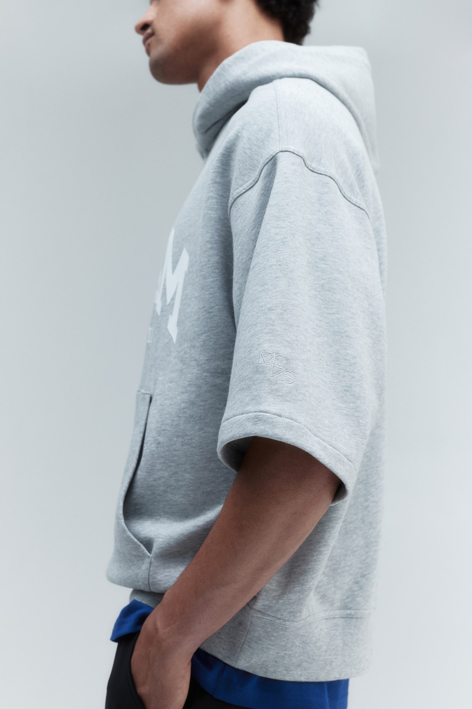 Oversized Fit Sports hoodie - Grey marl/Team Training - 5